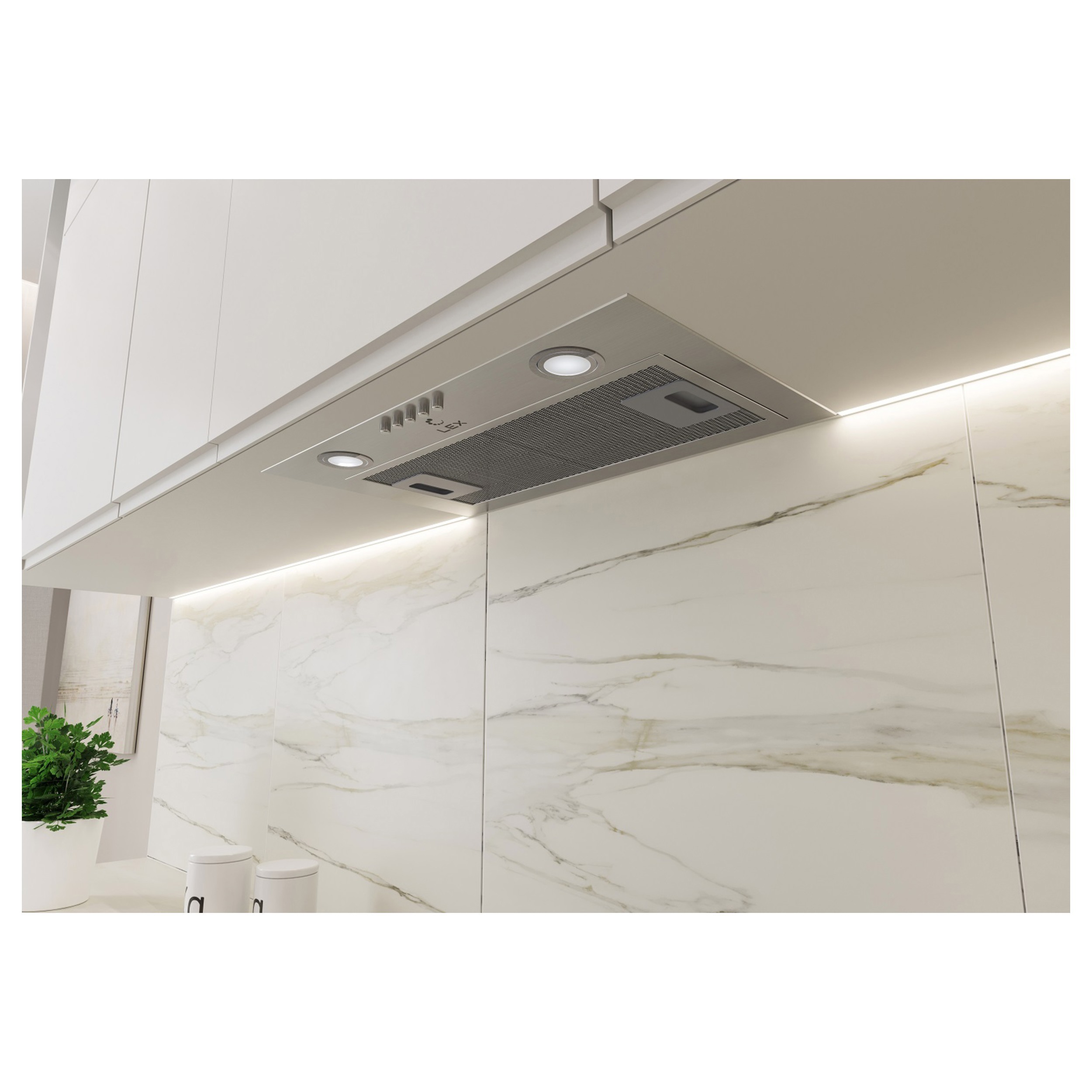 Изображение товара Вытяжка Lex GS Bloc P 600 White 60 см цвет белый