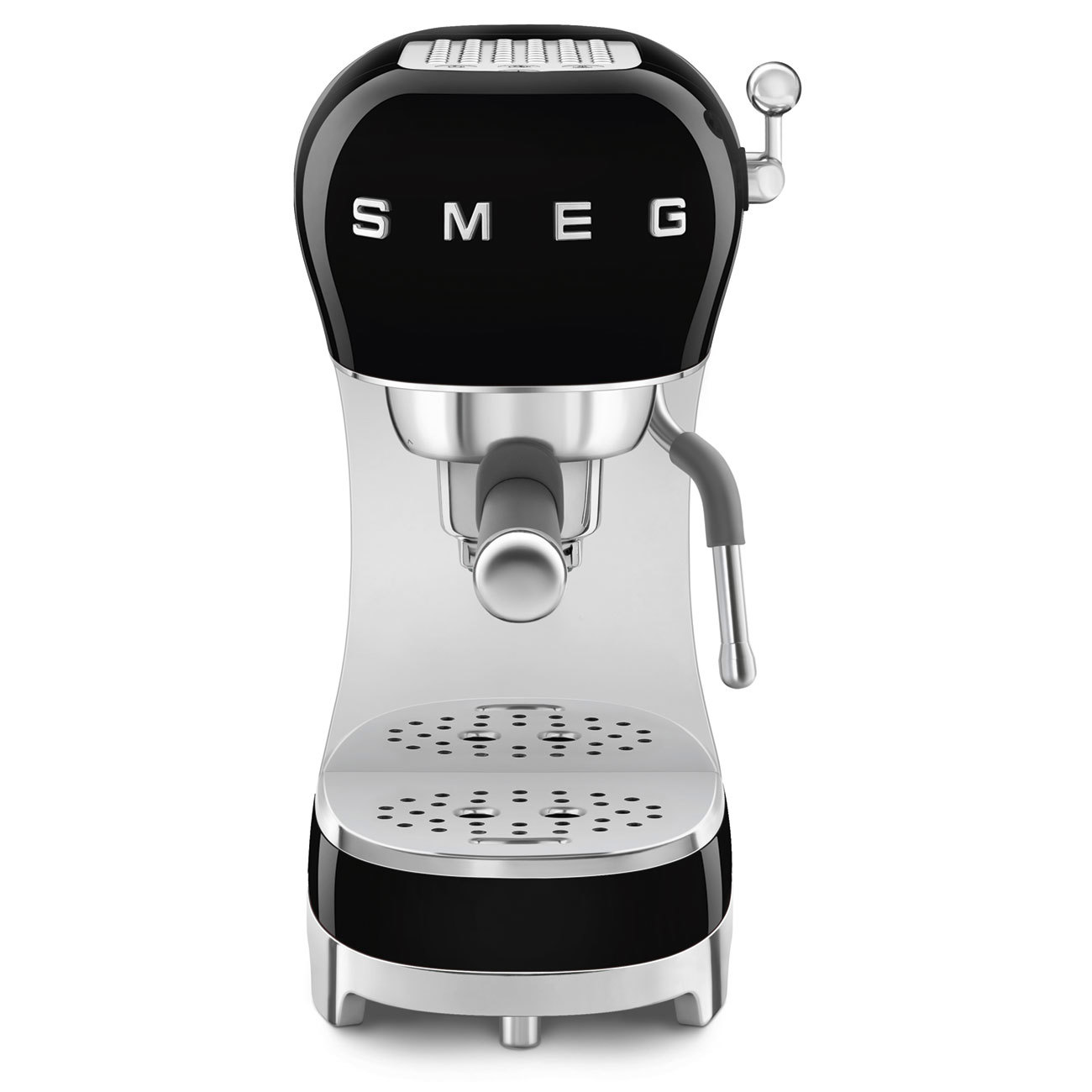Изображение товара Электрическая кофемашина SMEG ECF02BLEU с функцией подачи пара, 15 бар, черный цвет