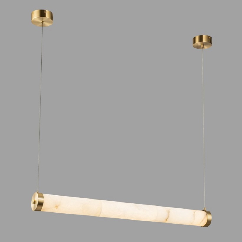 Изображение товара Светильник подвесной светодиодный Belfast Ravenhill L-8199-l90-br-mb 10.29 м² теплый белый (желтый) свет цвет матовый, латунь