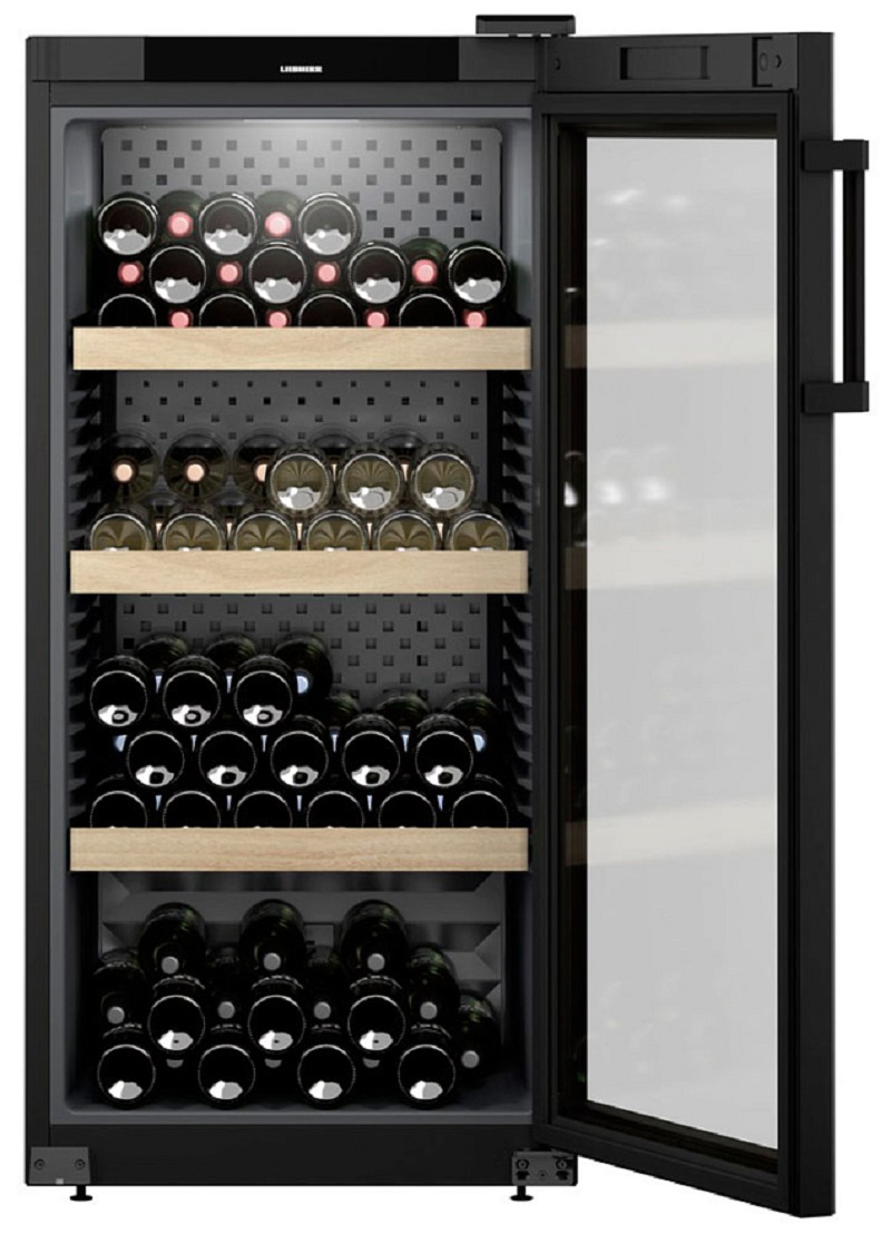 Изображение товара Винный шкаф Liebherr WPbl 4201 GrandCru 143 бутылки черный