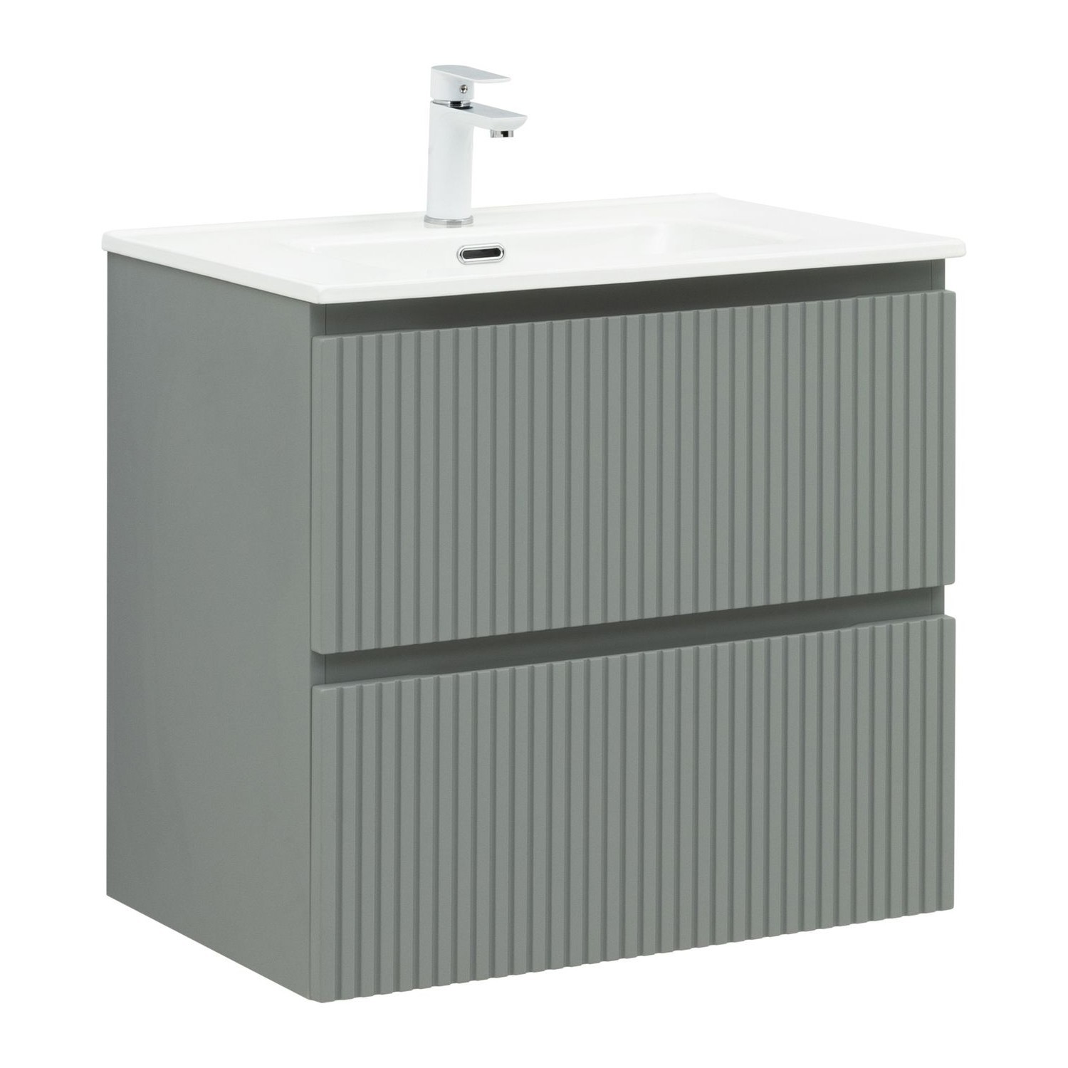 Изображение товара Тумба под раковину напольная Aquanet 00335433 70см цвет зеленый