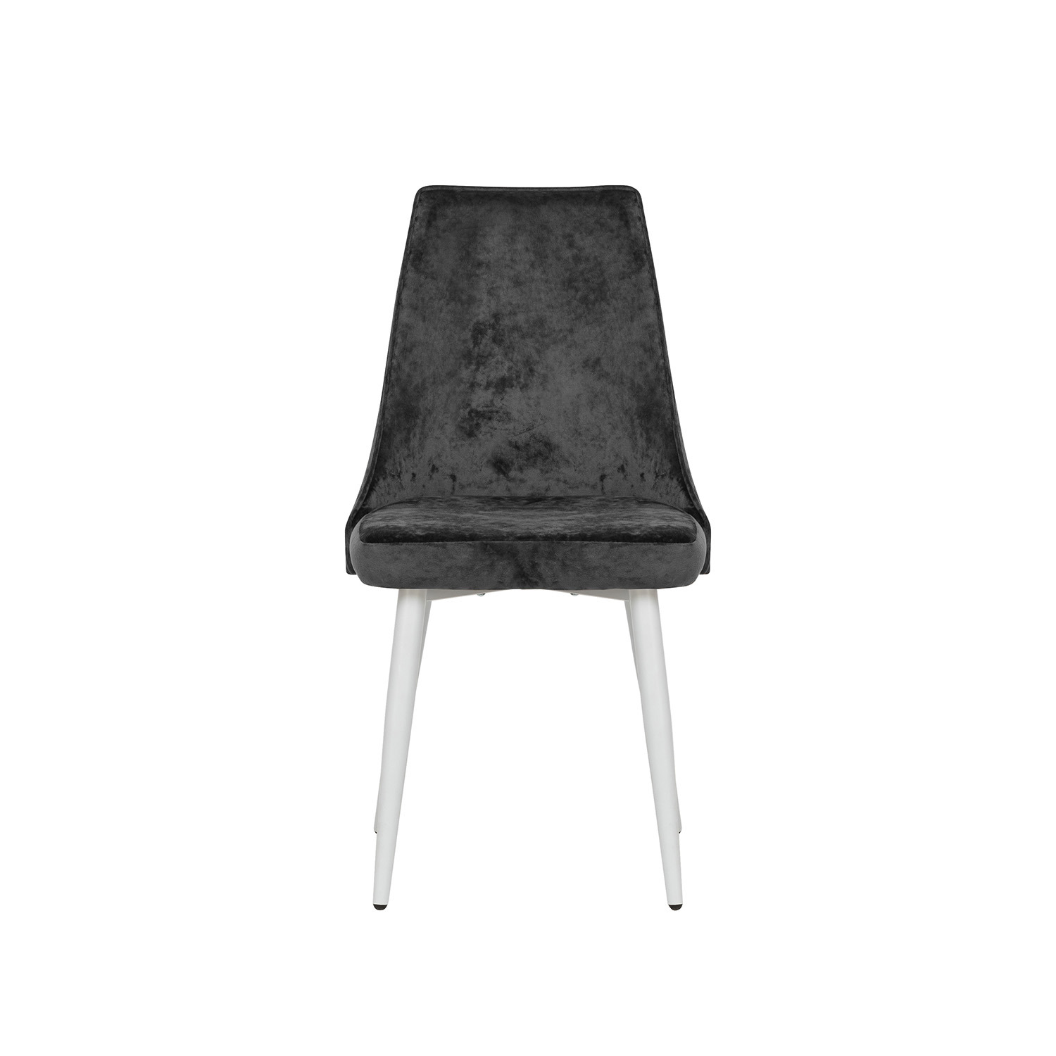 Изображение товара Стул Leset Эби люкс 47х93.5х58 см велюр цвет белый/антрацит