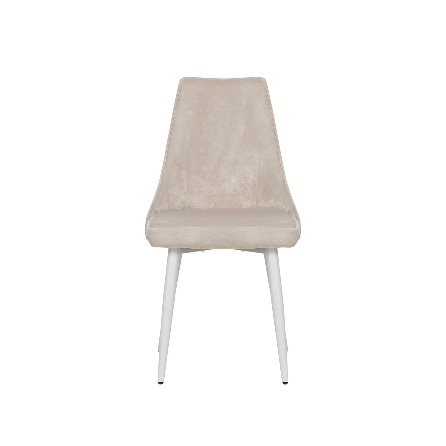 Изображение товара Стул Leset Эби люкс 47х93.5х58 см велюр цвет белый/платина