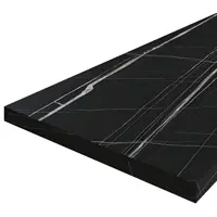 Изображение товара Столешница НЕВА Тунис 120x60x2.6 см ЛДСП черная с тиснением и защитным каплеотводом
