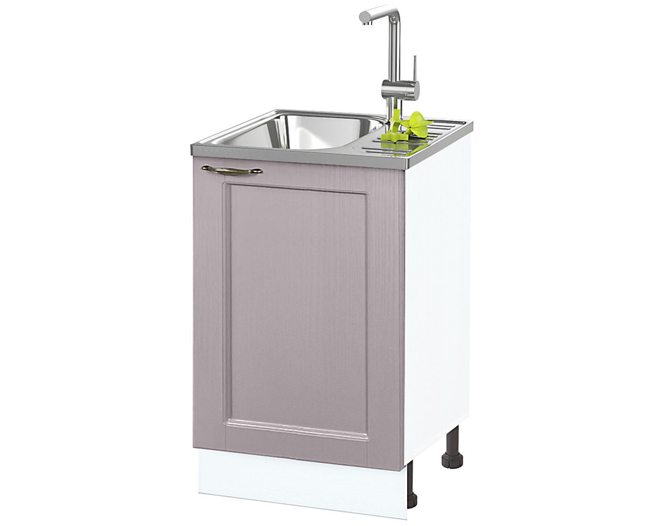 Изображение товара Напольный шкаф Нева 50x82x50 см фасад МДФ цвет лаванда