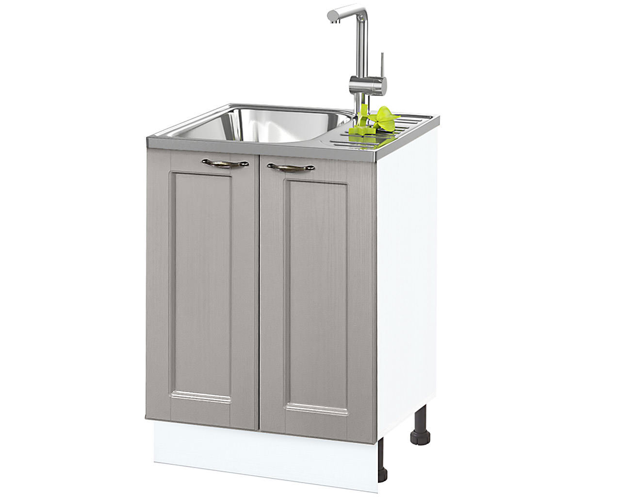 Изображение товара Напольный шкаф Нева 60x82x50 см фасад МДФ латте для кухни