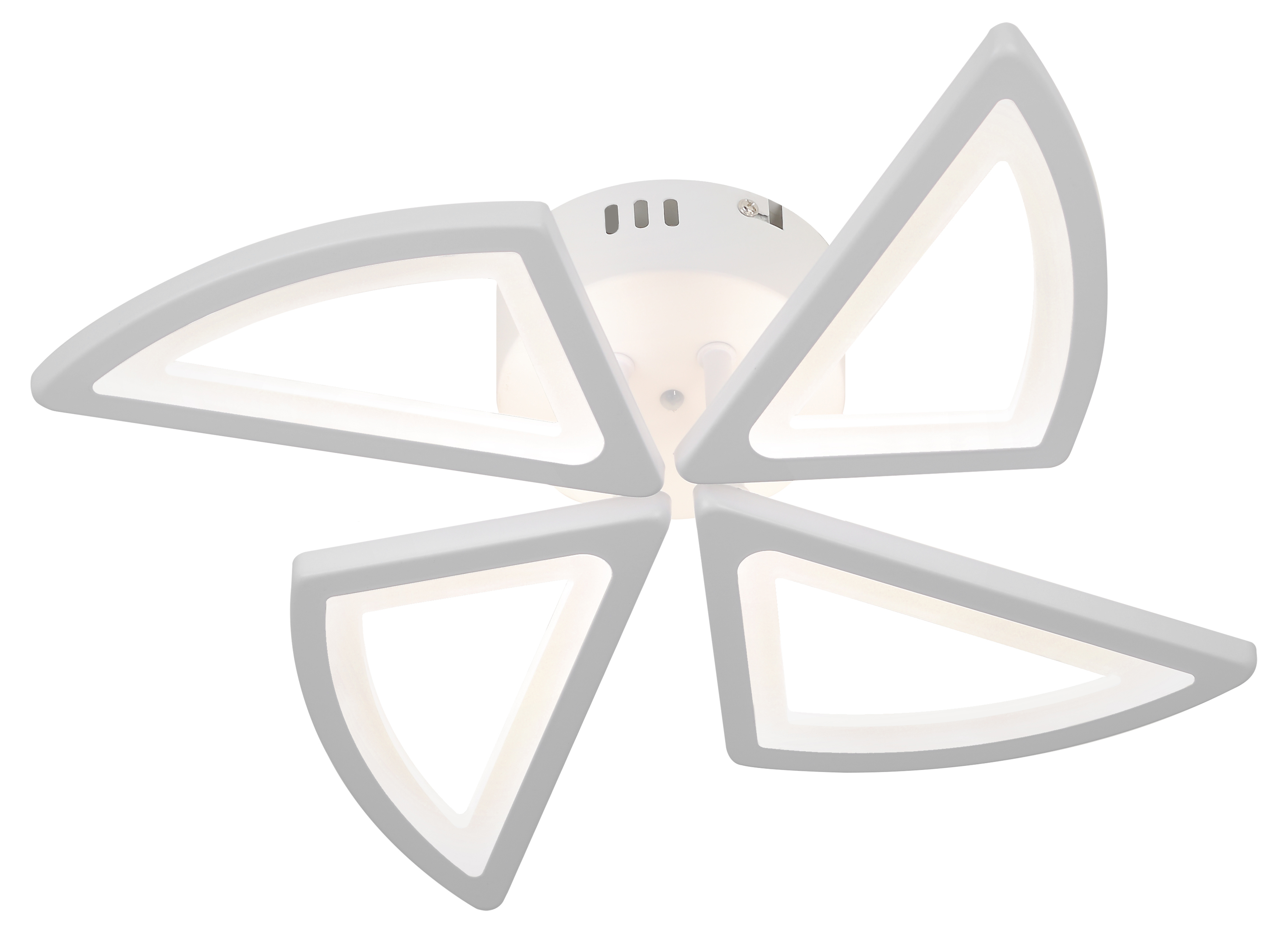 Изображение товара Люстра потолочная светодиодная Rivoli 6114-104 с пультом 21 м² белая