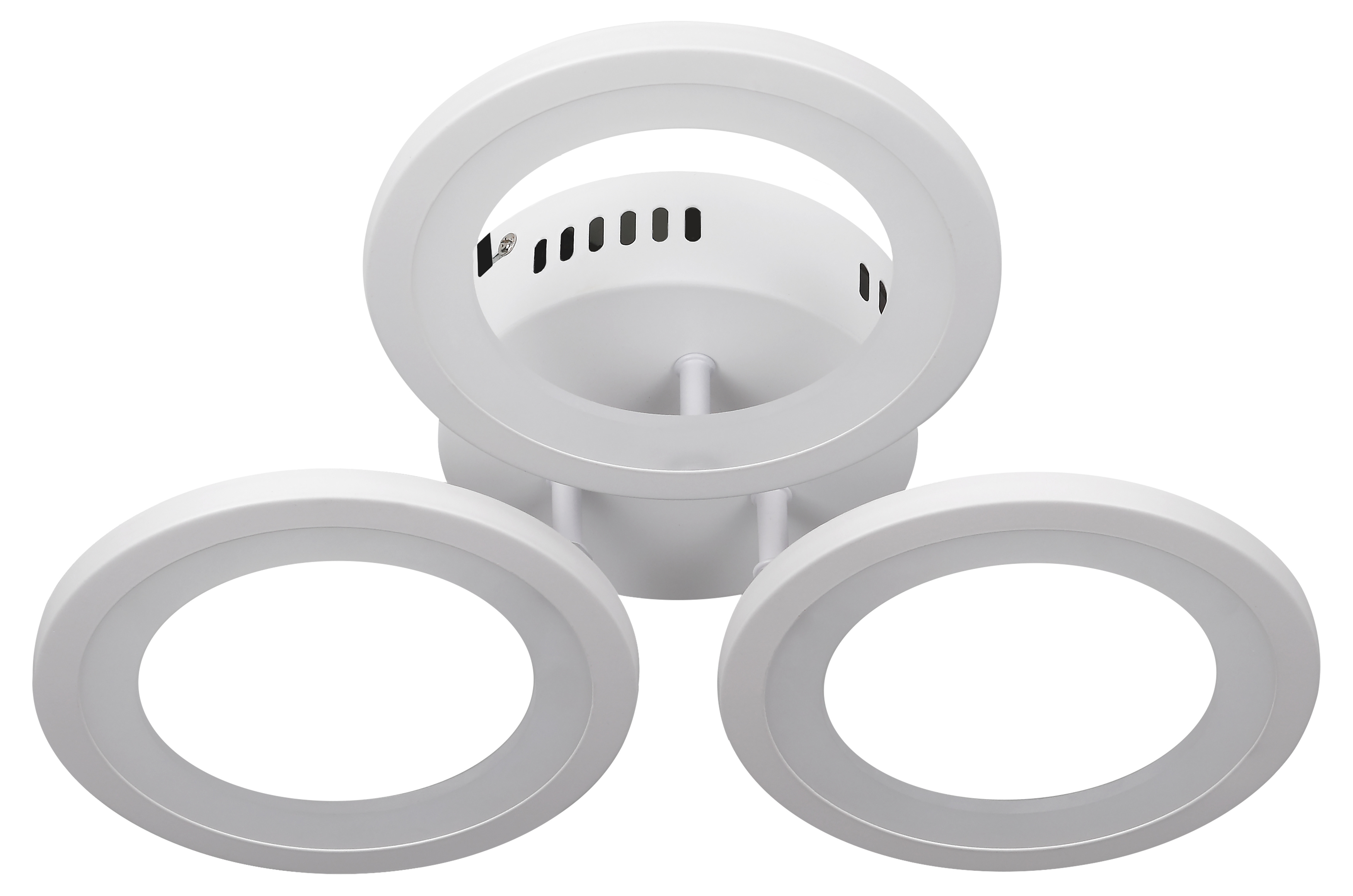 Изображение товара Люстра потолочная светодиодная Rivoli 6083-401 с пультом управления 17 м² белый современный стиль