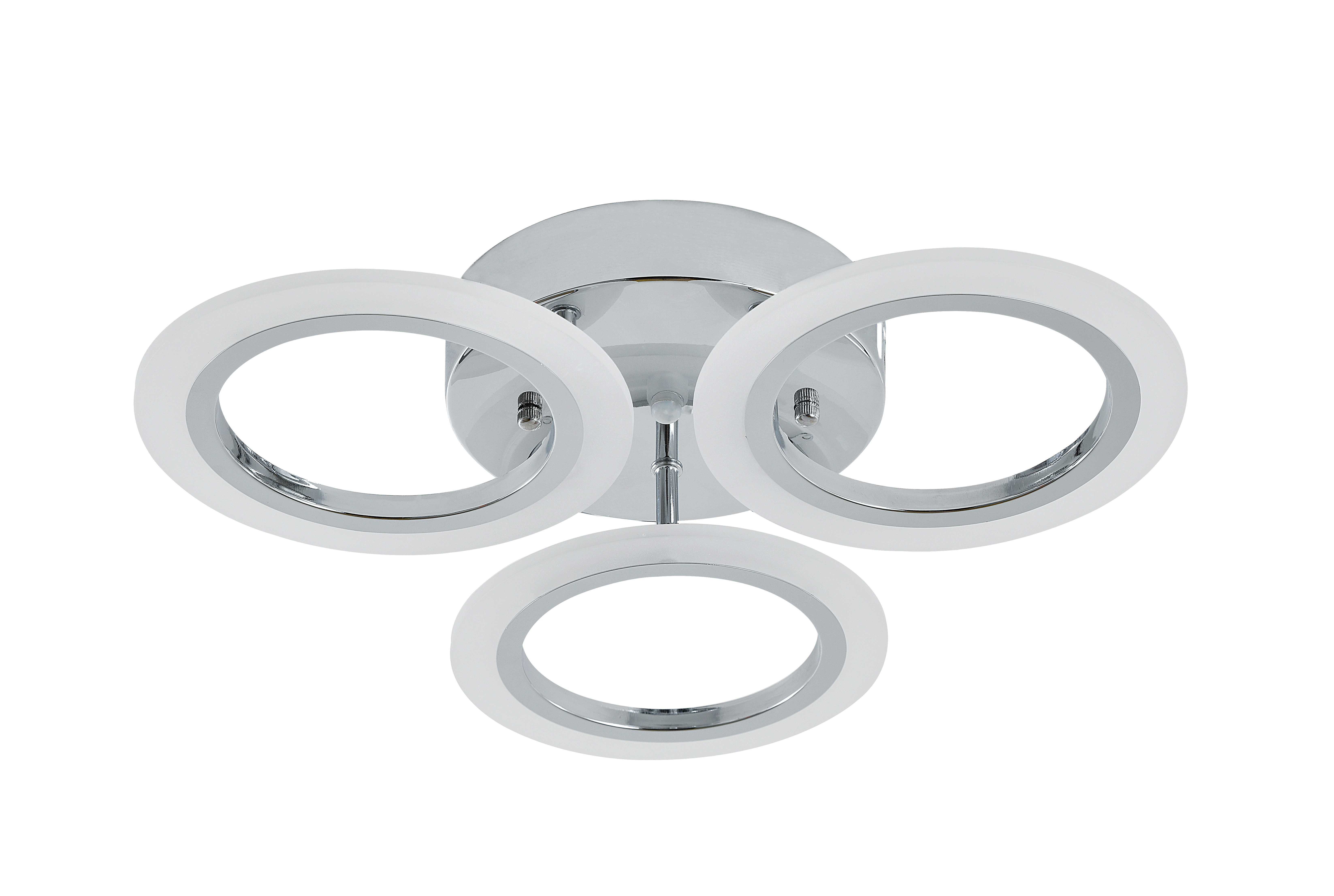 Изображение товара Люстра потолочная светодиодная Escada 10211/3led silver 12 м² регулируемый белый свет цвет хром