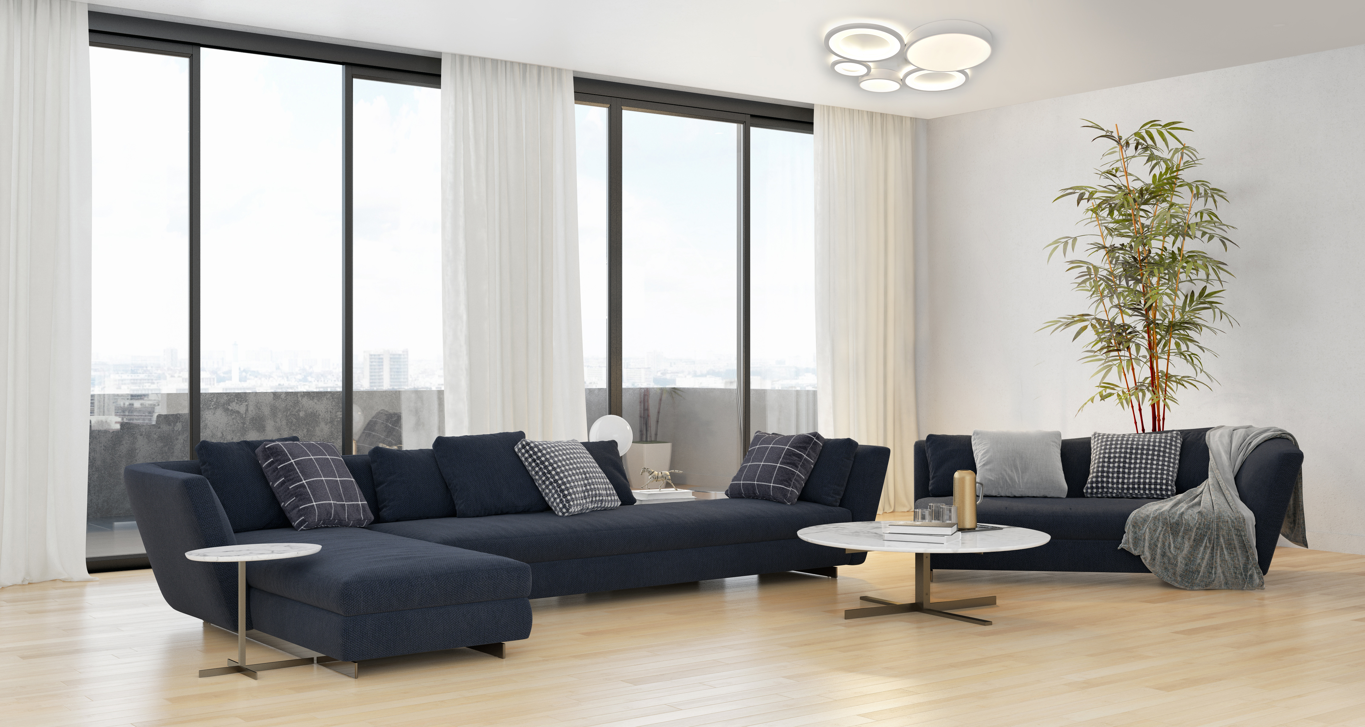 Изображение товара Люстра потолочная светодиодная Escada Streamline 10286/5led регулируемый белый свет