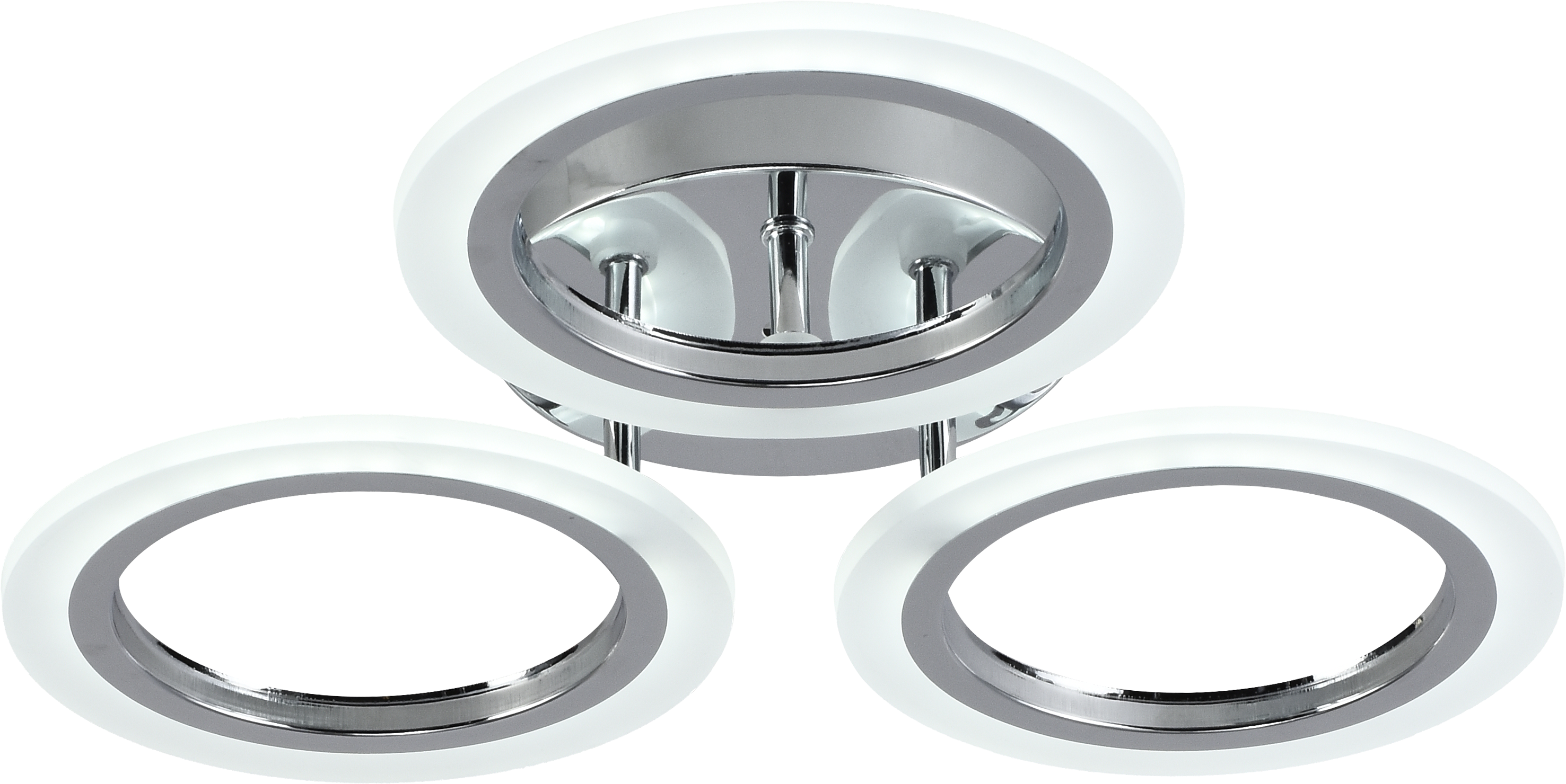 Изображение товара Люстра потолочная светодиодная Escada Corona 10211/3led chrome 12 м² регулируемый свет