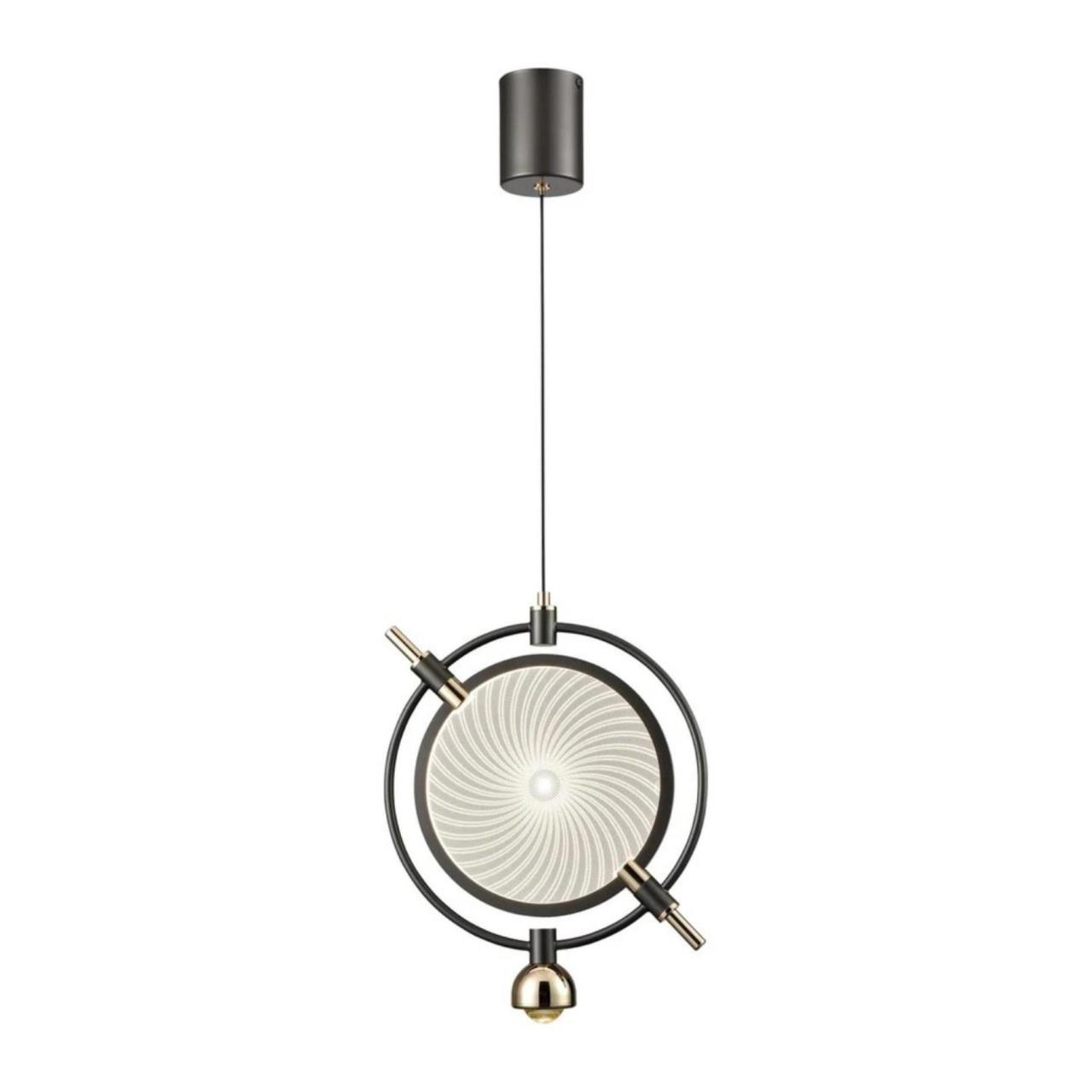 Изображение товара Подвесной светодиодный светильник Wertmark Laura WE430.01.026 15 м² теплый белый черный