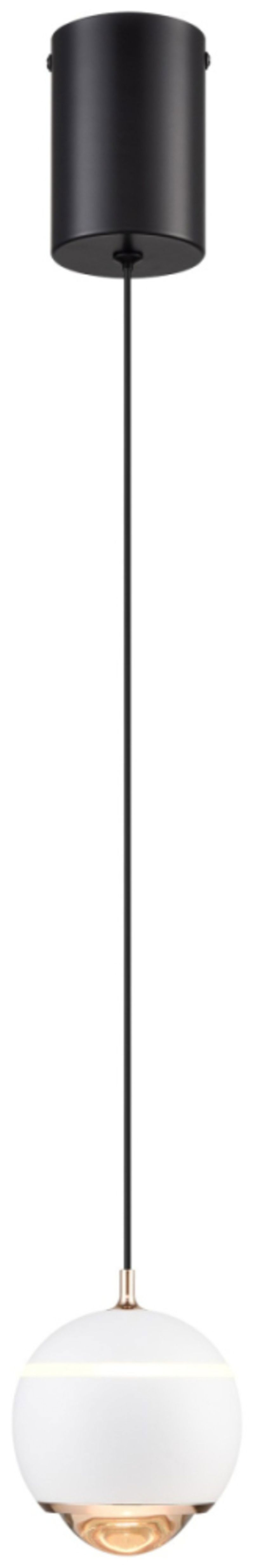 Изображение товара Светильник подвесной светодиодный Wertmark Ebba we470.01.306 3 м² теплый белый (желтый) свет цвет черный