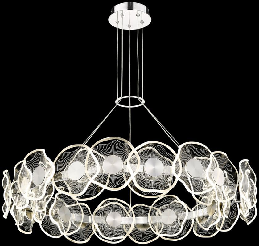 Изображение товара Люстра подвесная светодиодная Wertmark Helena WE453.30.103 42 м² регулируемый белый свет