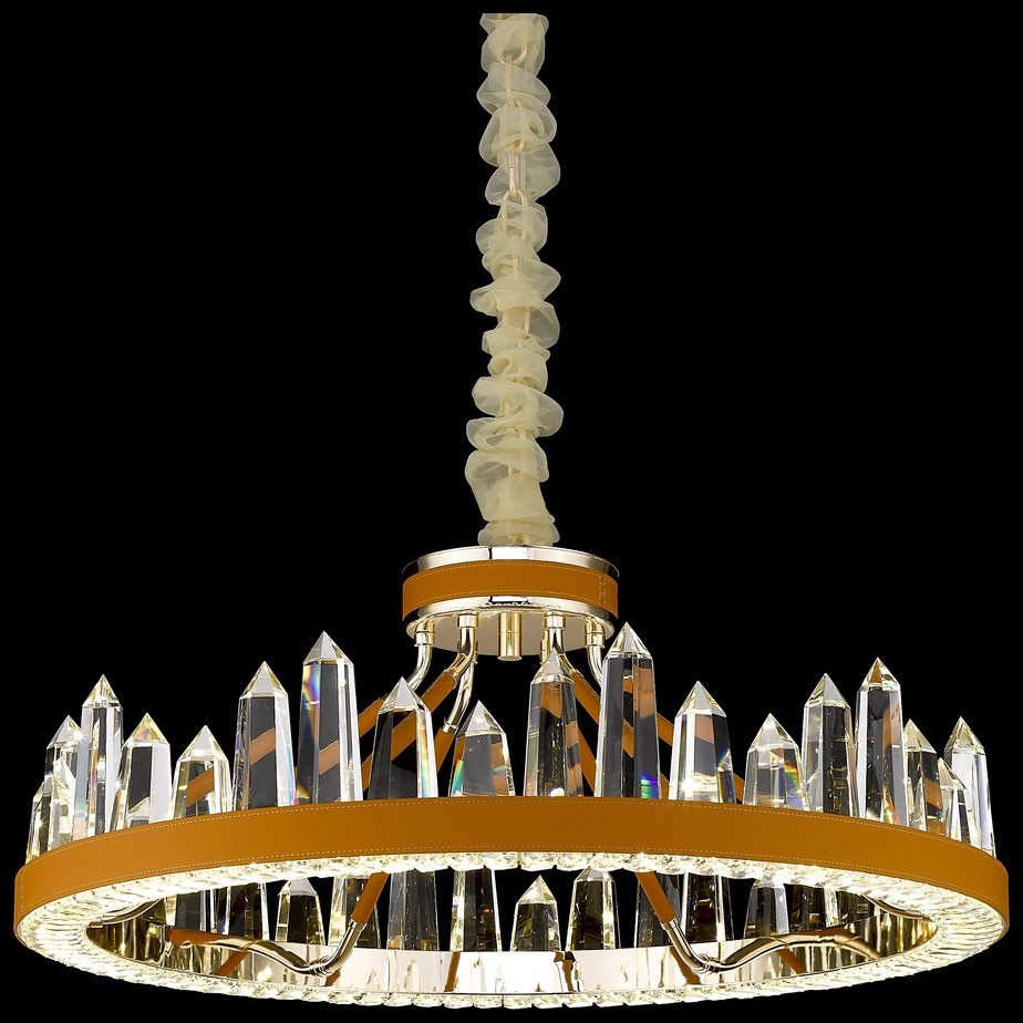 Изображение товара Люстра подвесная светодиодная WERTMARK WE456.08.303 42 м² нейтральный белый свет цвет хром