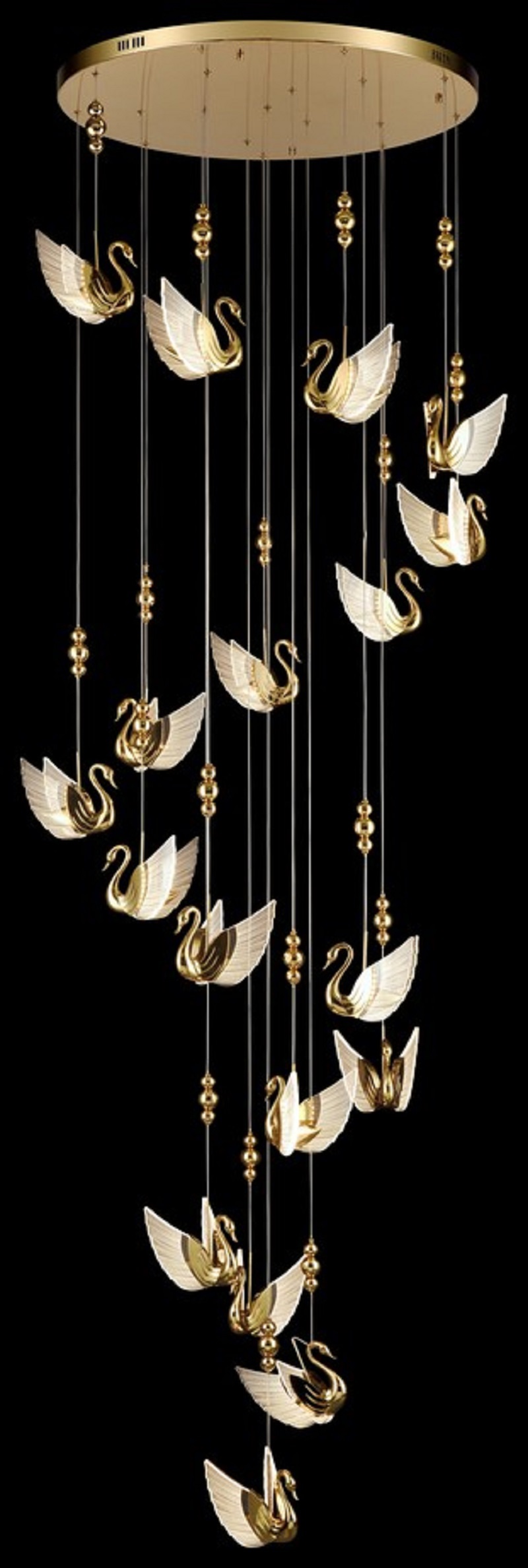 Изображение товара Подвесная светодиодная люстра Wertmark Letizia WE466.18.306 25 м² регулируемый свет