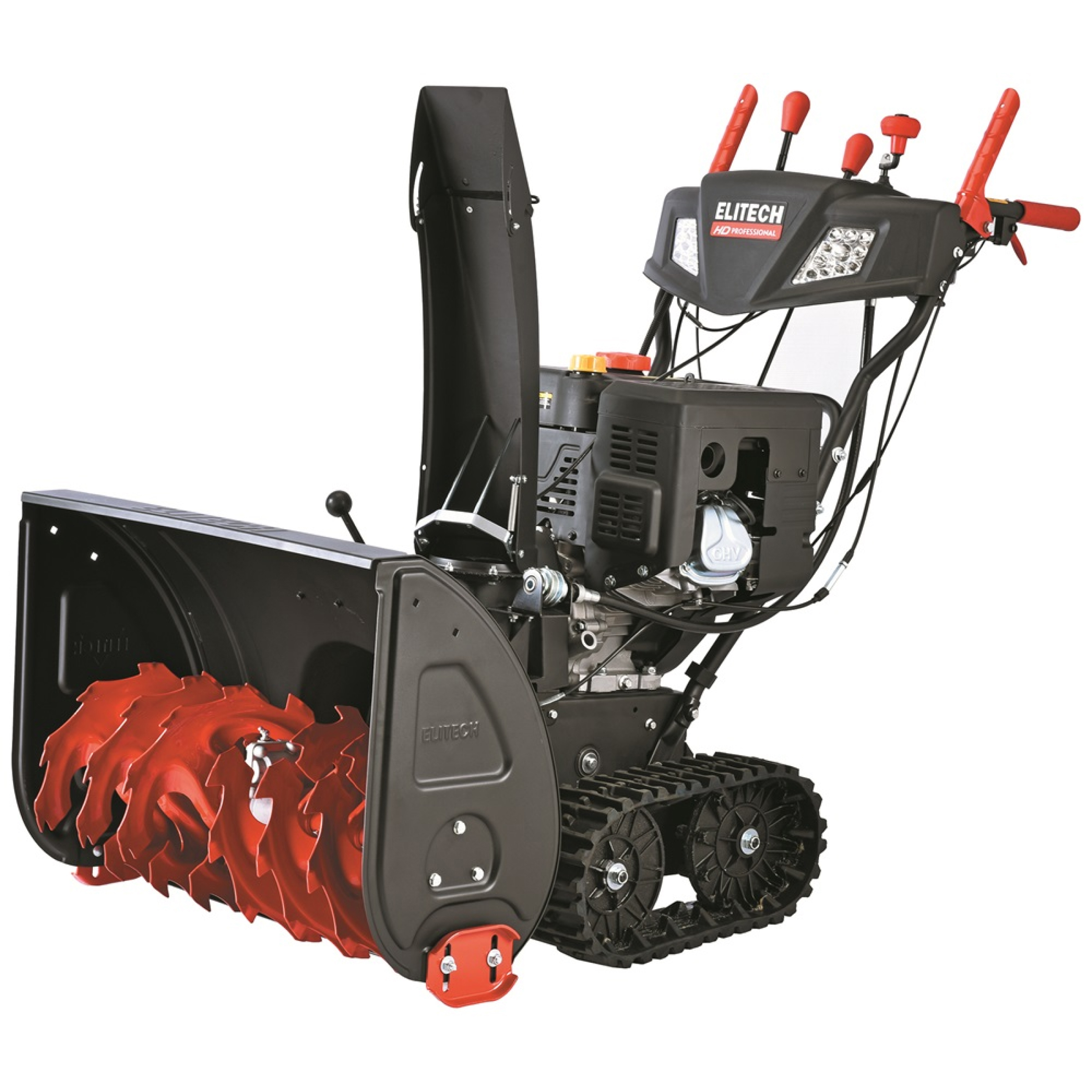 Изображение товара Бензиновый гусеничный снегоуборщик Elitech ST 1476CLE 76 см