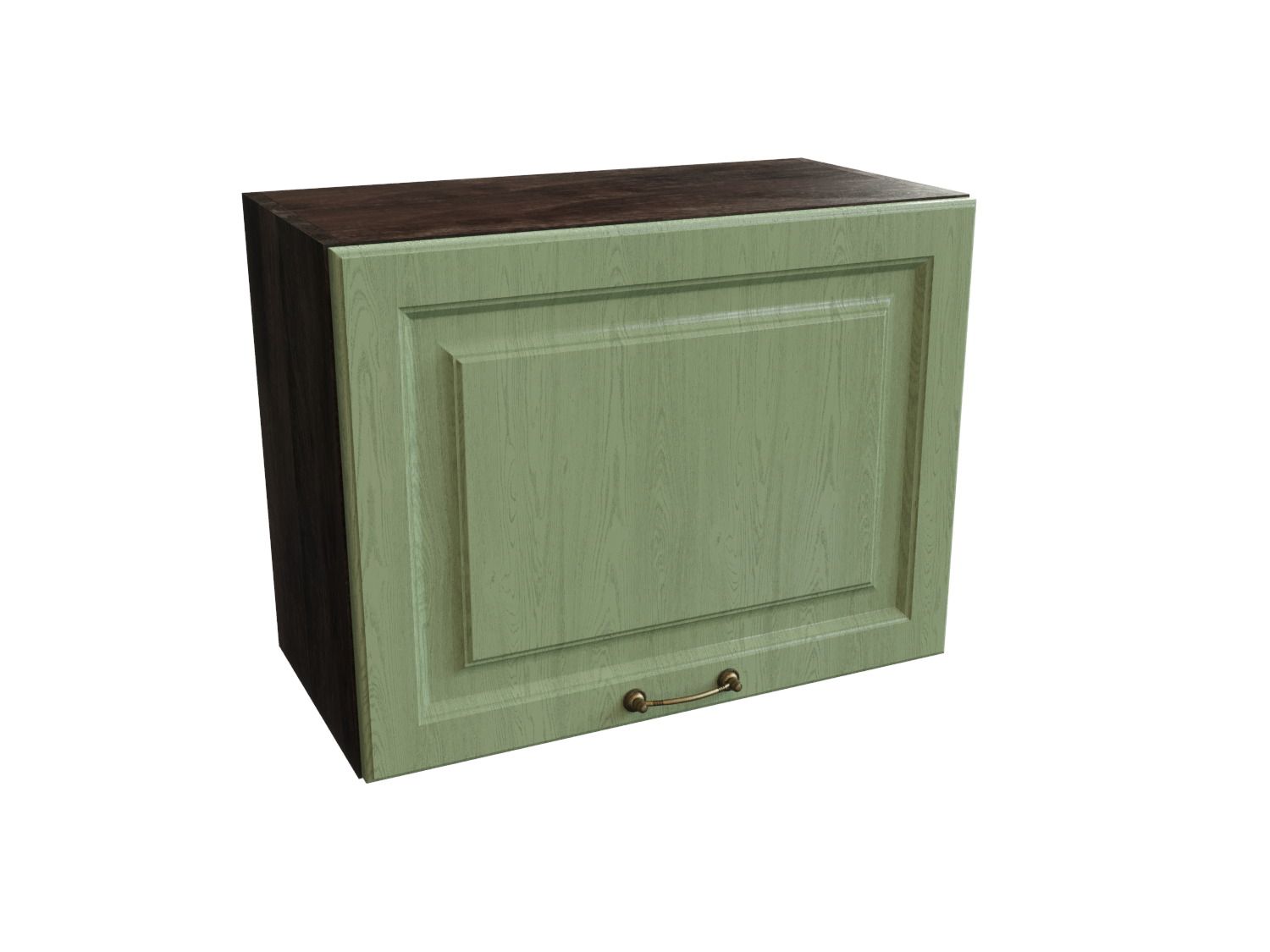 Изображение товара Навесной шкаф МС Ницца 60x46x31.8 см светло-зеленый дуб ЛДСП МДФ гарнитур