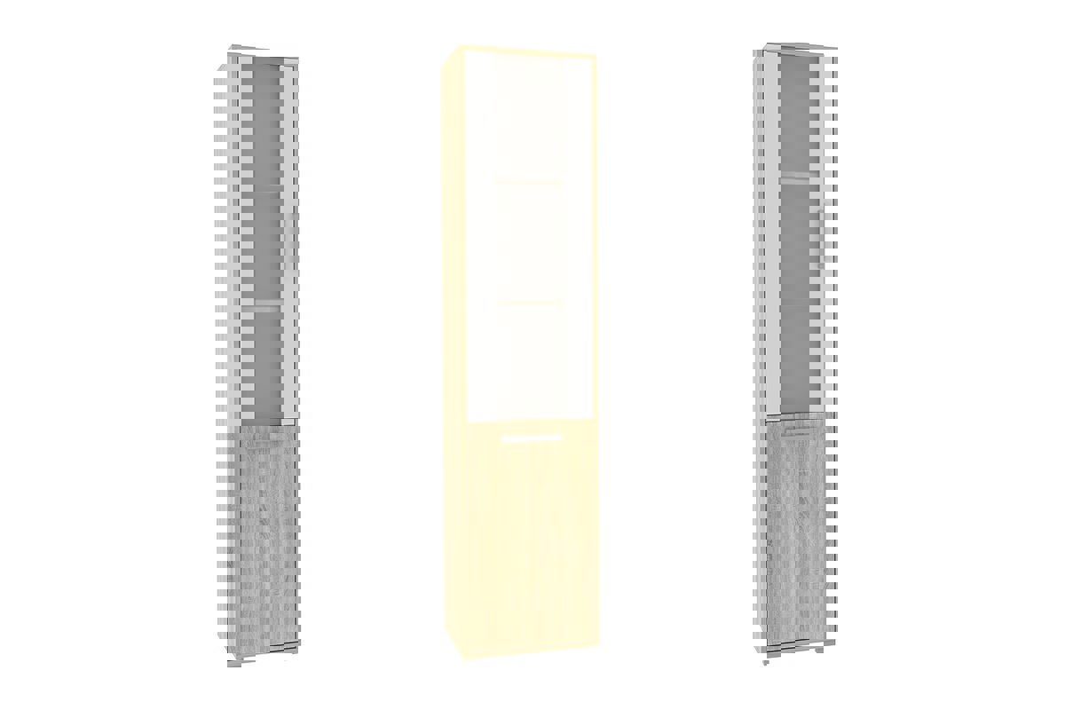 Изображение товара Стеллаж деревянный Mebelson серия Лайт 180x40 см с 4 закрытыми полками