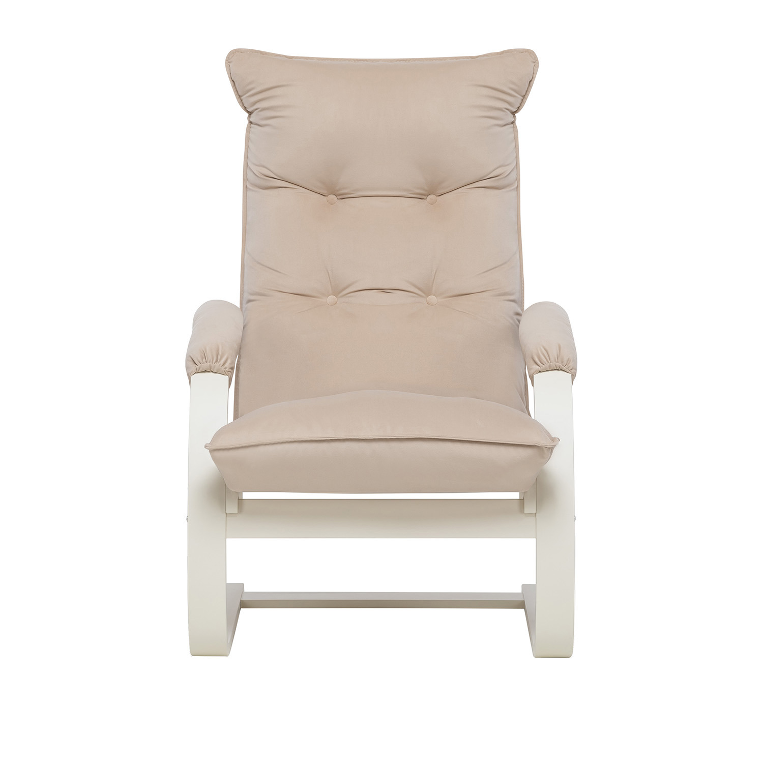 Изображение товара Кресло-трансформер Leset Монако 68.5x110x80 см велюр цвет слоновая кость/бежевый