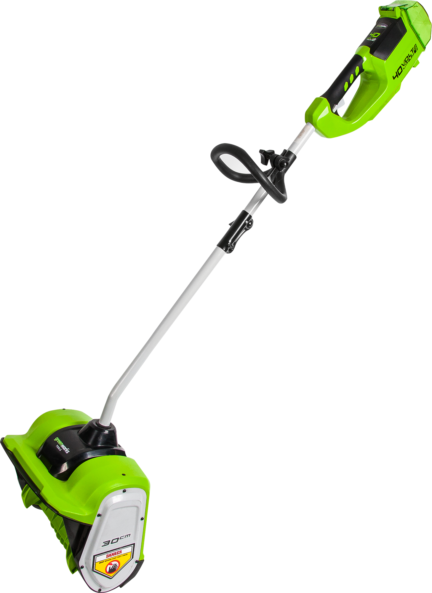 Изображение товара Аккумуляторный снегоуборщик Greenworks GD40SS на 40В, шириной 30 см, без АКБ и ЗУ
