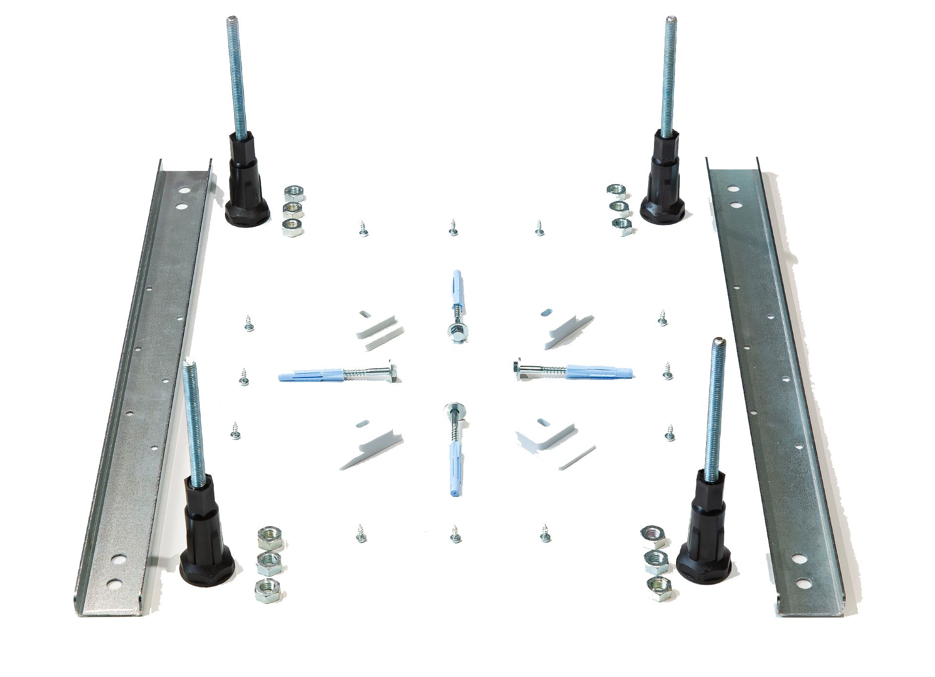 Изображение товара Комплект регулируемых ножек для ванны Alba Spa универсальный 4 шт Светло-серые