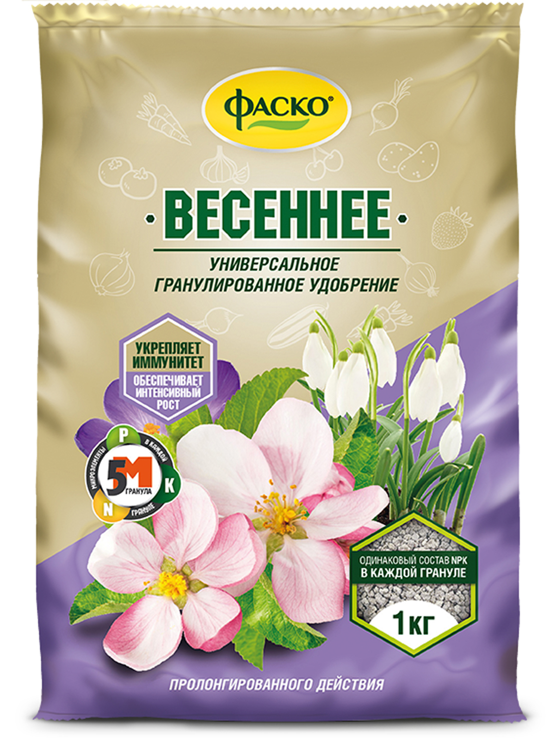Изображение товара Удобрение Фаско 5М минеральное комплексное гранулы для весны 1 кг