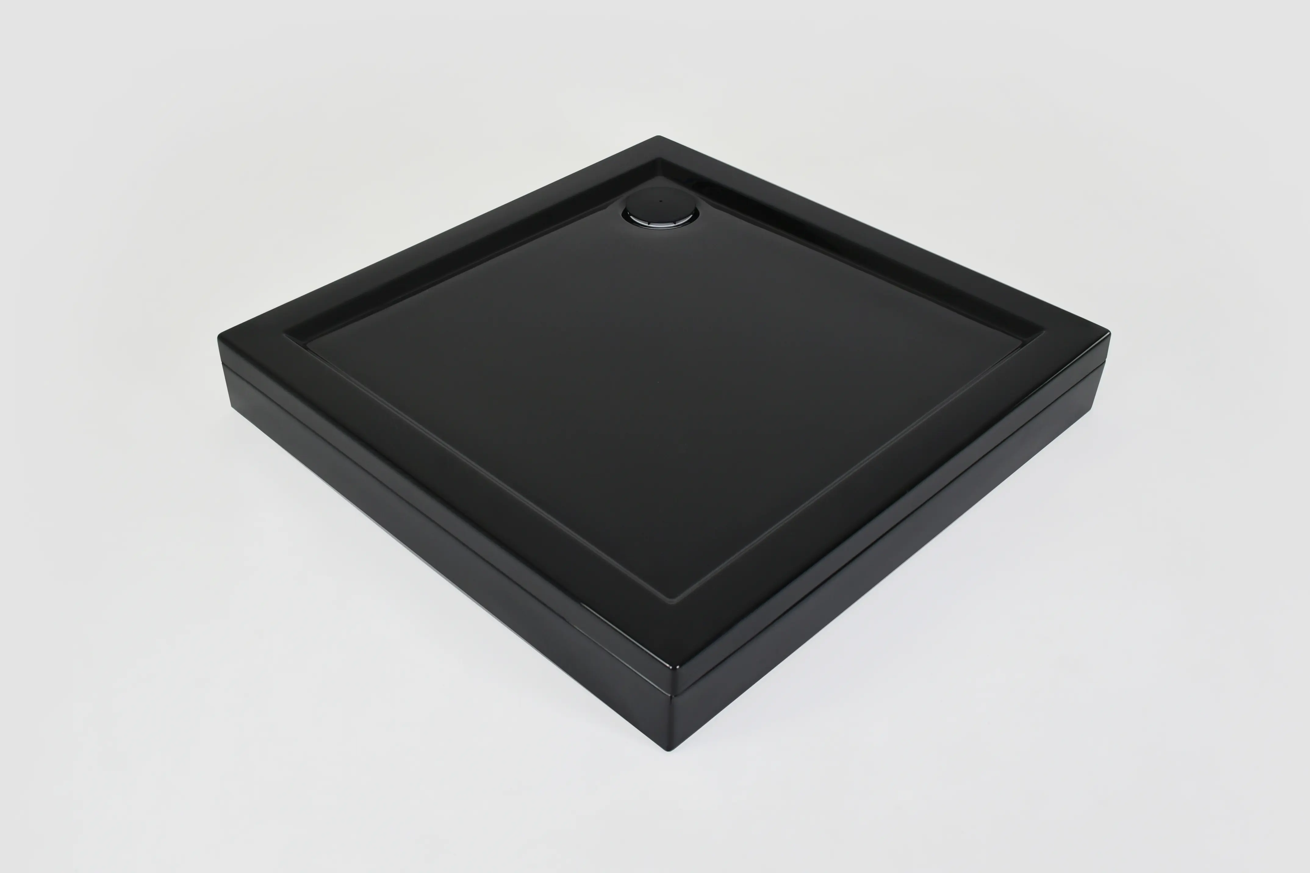 Душевой поддон Metakam Apart Black квадратный акриловый 80x80 см сифон в комплекте - 13