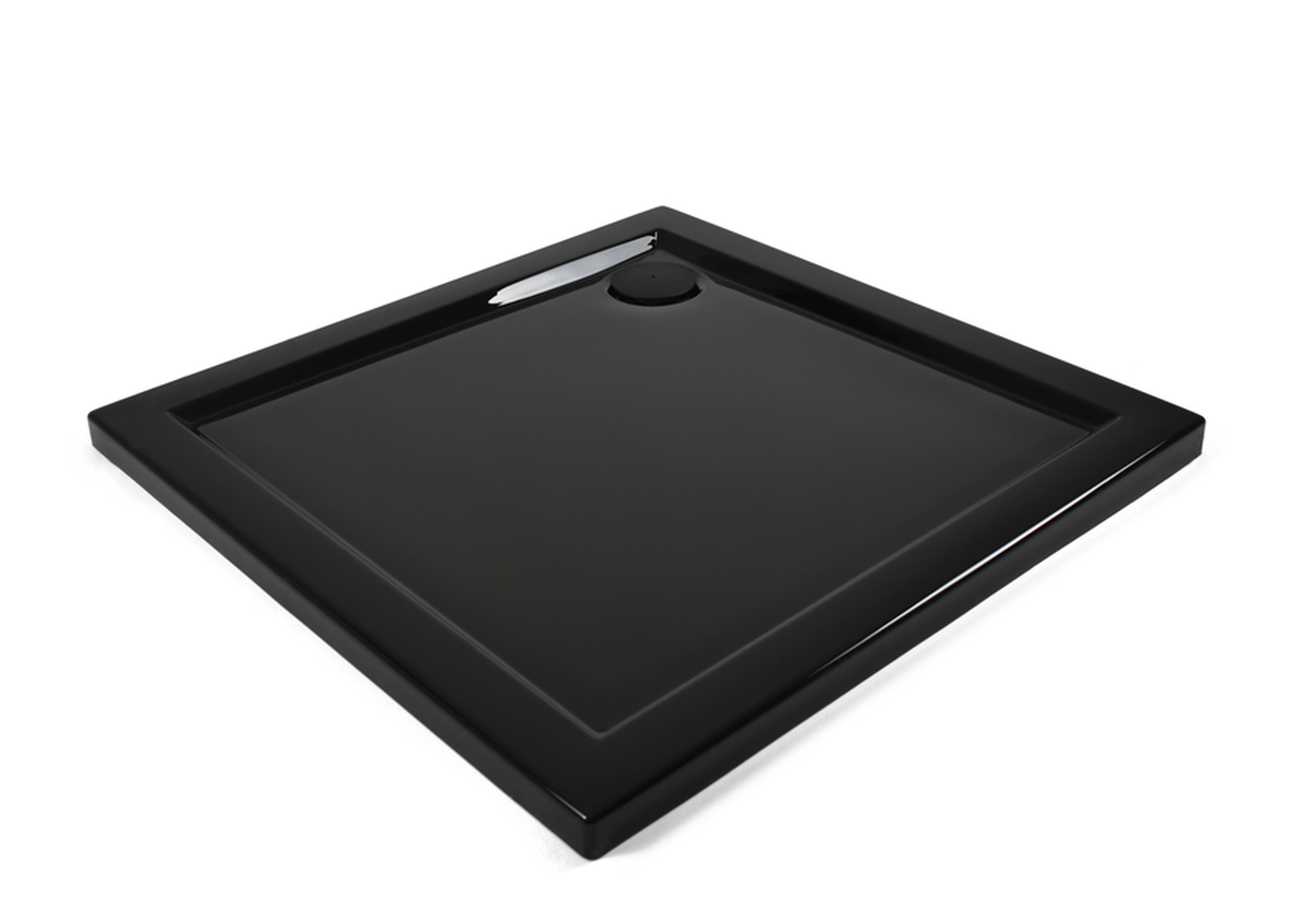 Душевой поддон Metakam Apart Black квадратный акриловый 80x80 см сифон в комплекте