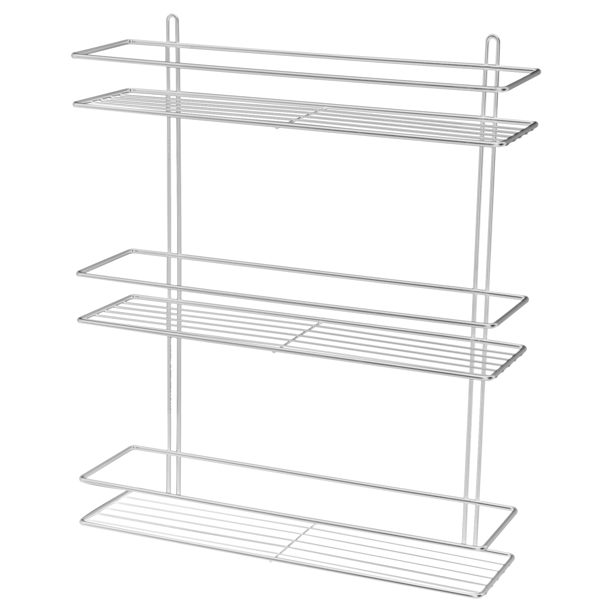 Изображение товара Полка для душа ProfFero С27428 с 3 ярусами из нержавеющей стали с хромовым покрытием