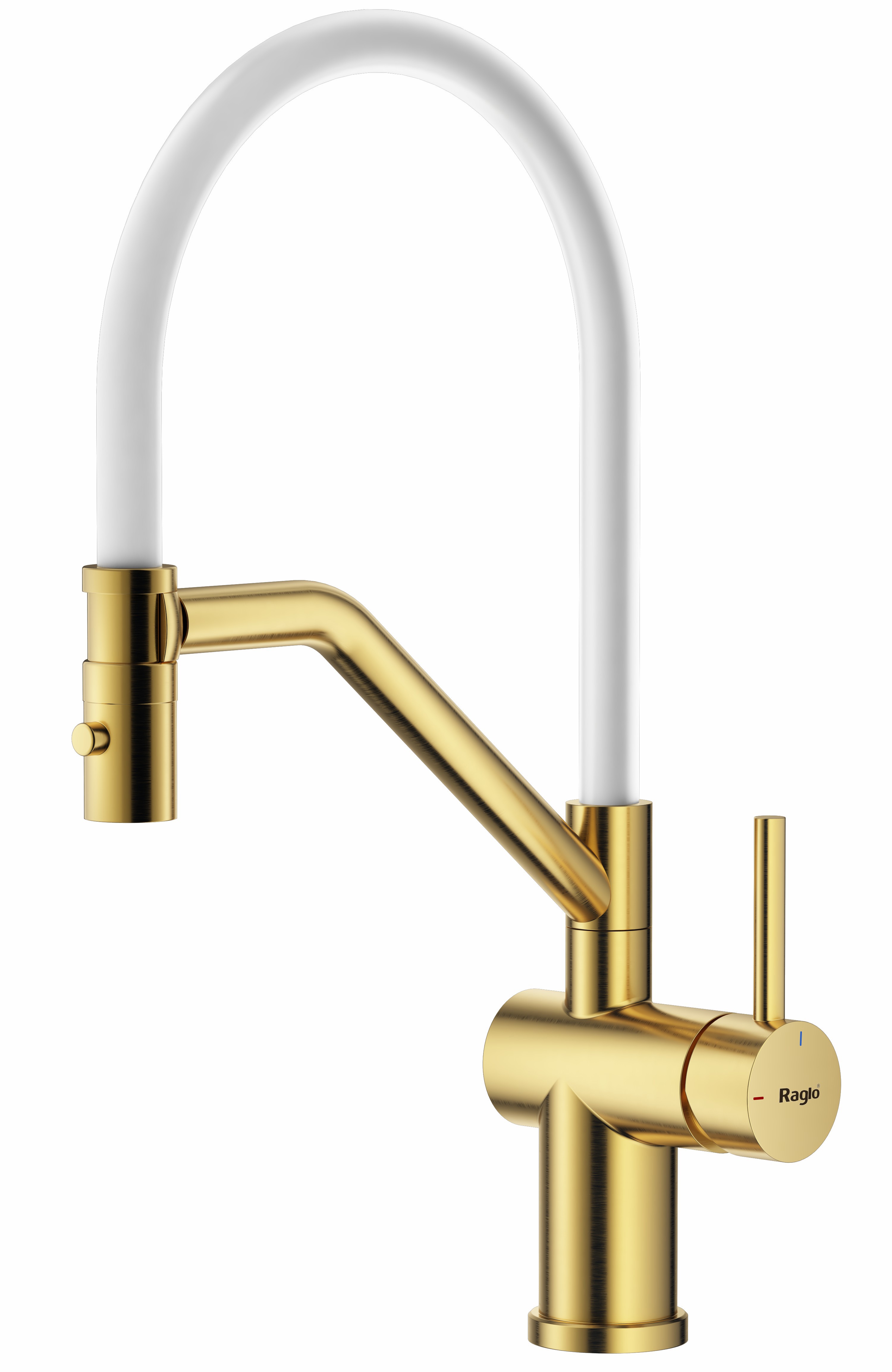 Изображение товара Смеситель для кухни R86 из нержавеющей стали с гибким изливом и аэратором