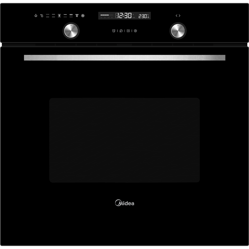 Изображение товара Электрический встраиваемый духовой шкаф Midea MO78101CGB 59.5x59.5x57.5 см цвет черный
