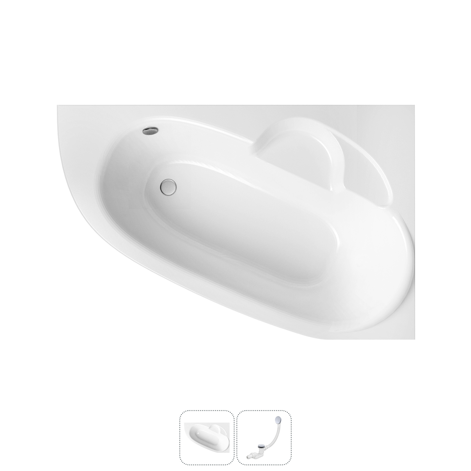 Изображение товара Ванна Lavinia boho 202010758 акрил 150x100см правая