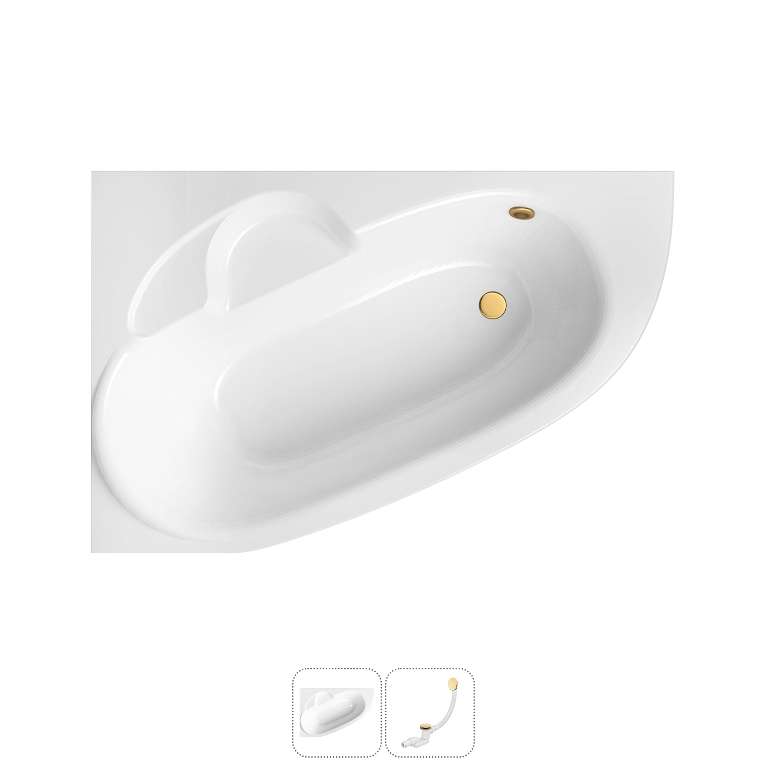 Изображение товара Ванна Lavinia boho 202010893 акрил 140x95см левая