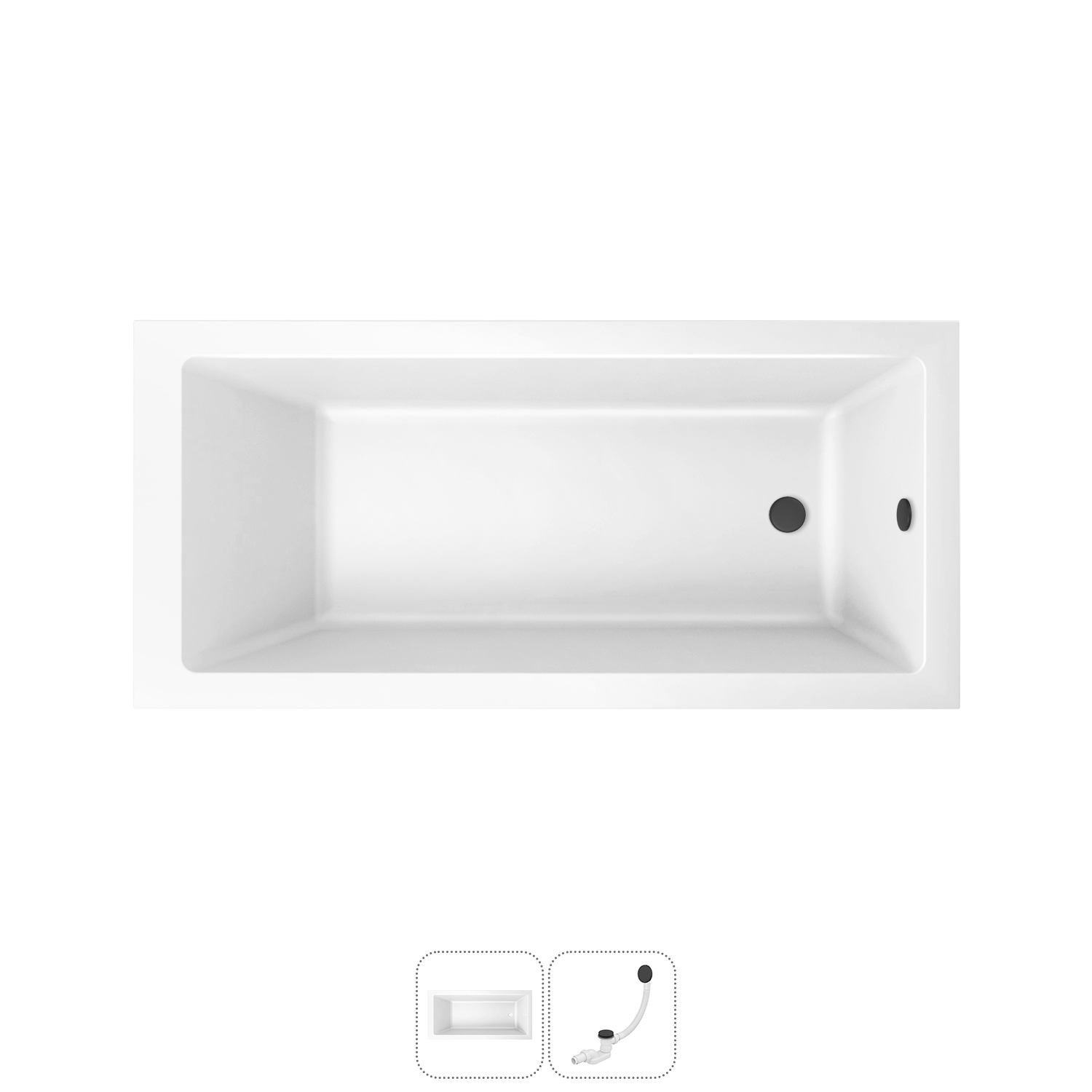 Изображение товара Прямоугольная ванна LAVINIA BOHO 202010831 акрил 170x80см