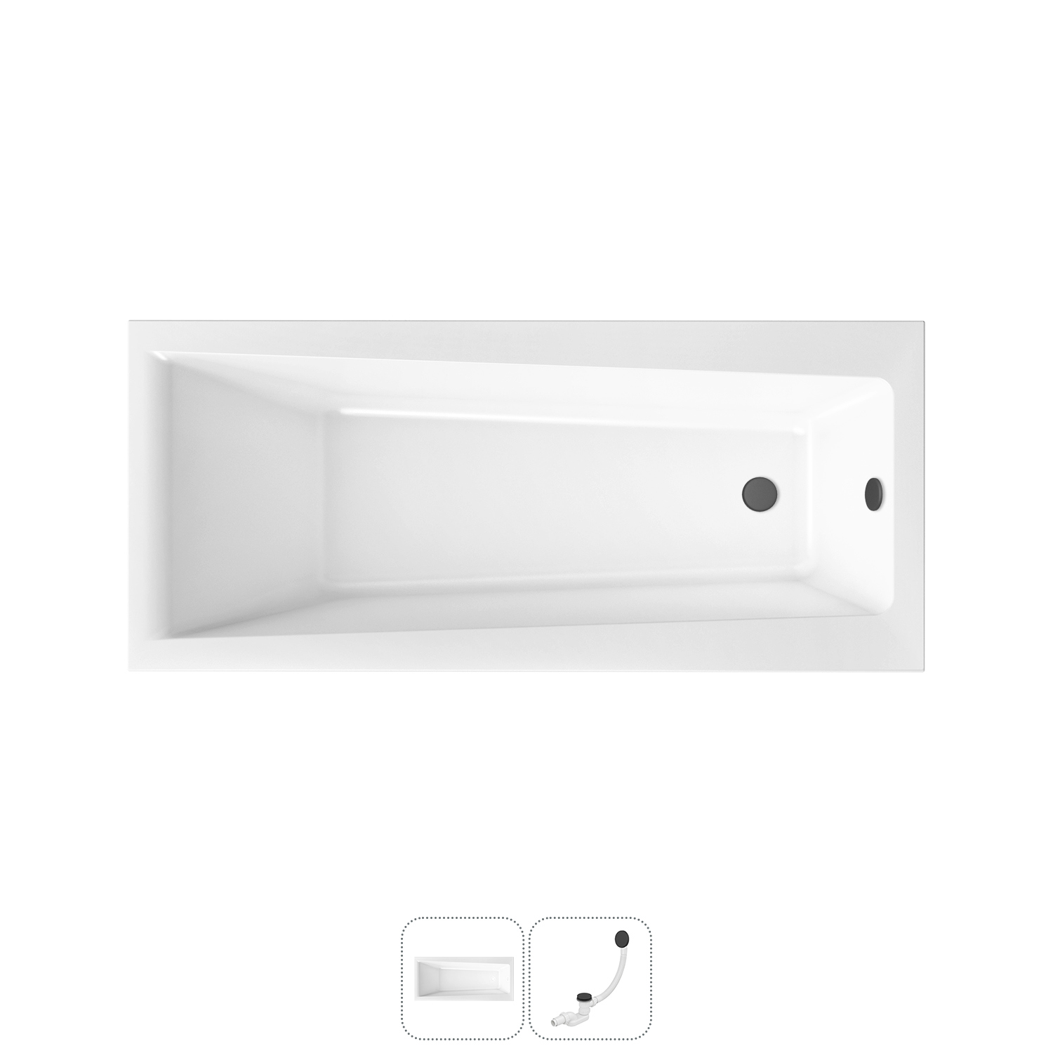 Изображение товара Прямоугольная ванна LAVINIA BOHO 202010844 акрил 150x75см