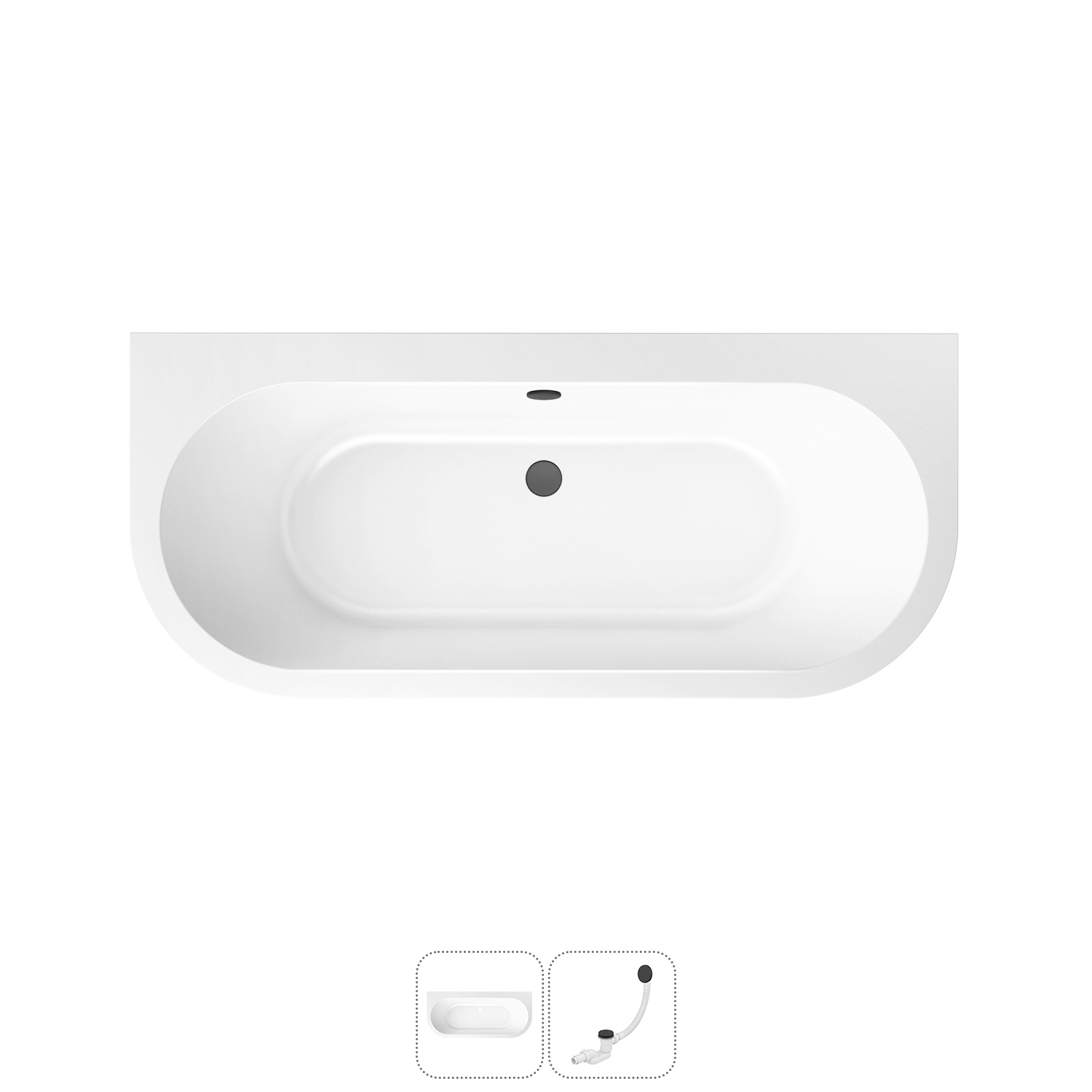 Изображение товара Прямоугольная ванна LAVINIA BOHO 202010815 акрил 170x75см