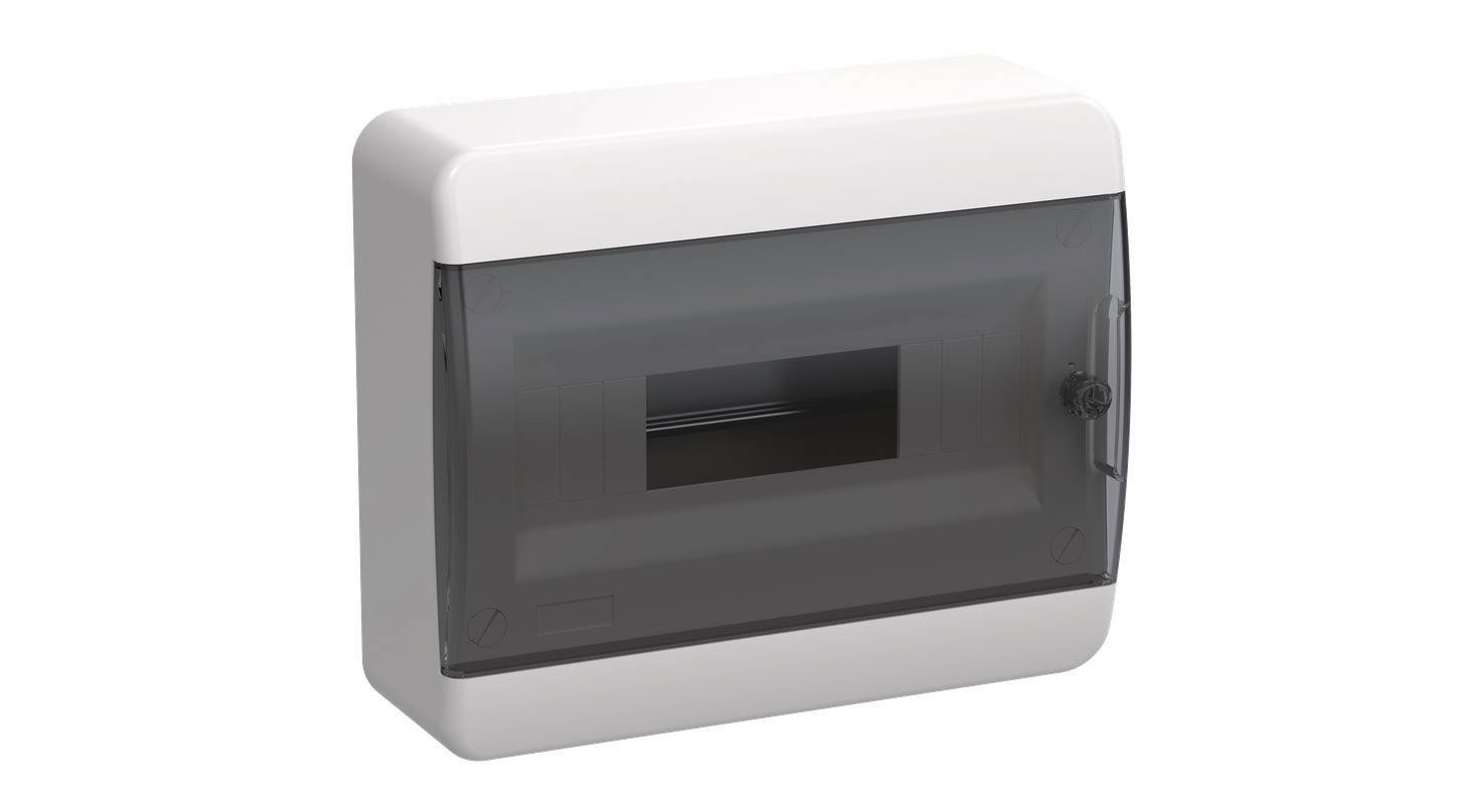 Изображение товара Щит распределительный навесной IEK ЩРН-П-12 12 модулей IP41 пластик цвет черный