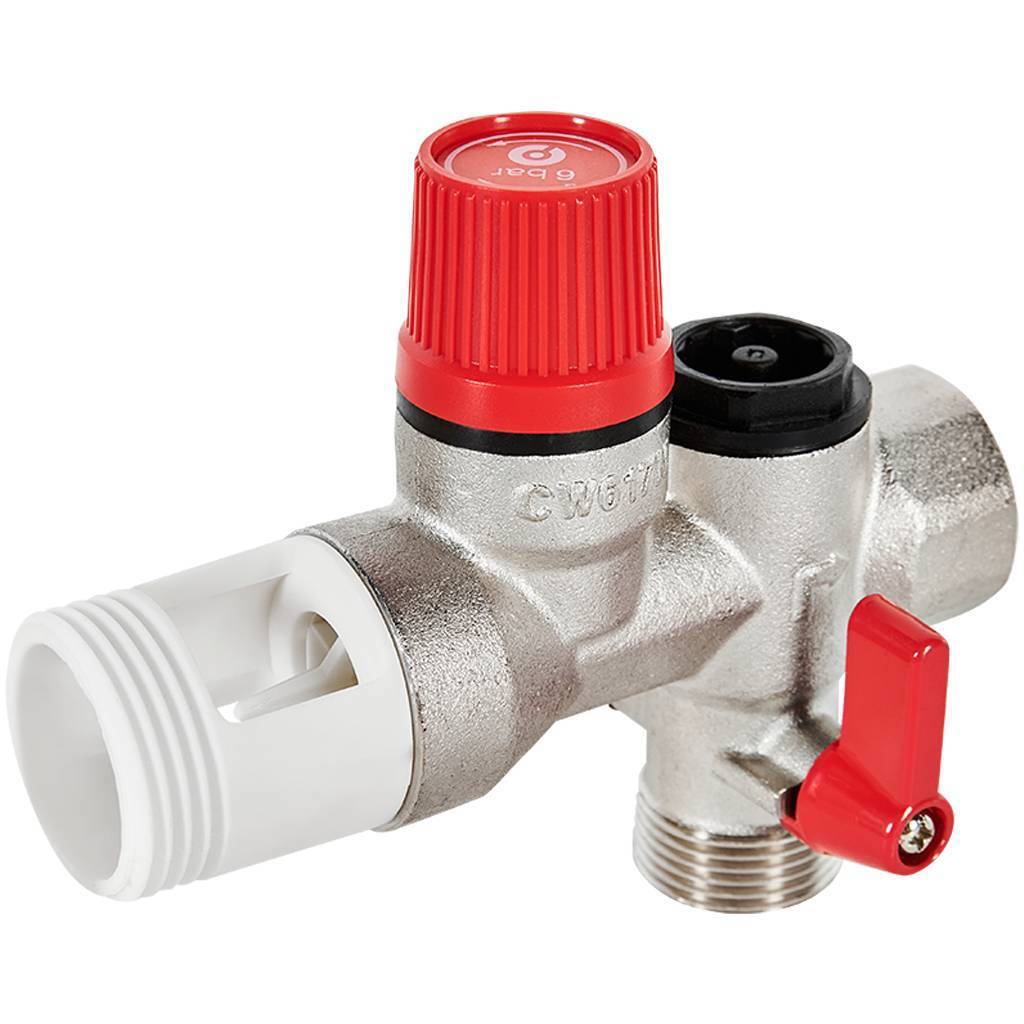 Изображение товара Группа безопасности для бойлера Rommer 3/4" 6 бар сталь