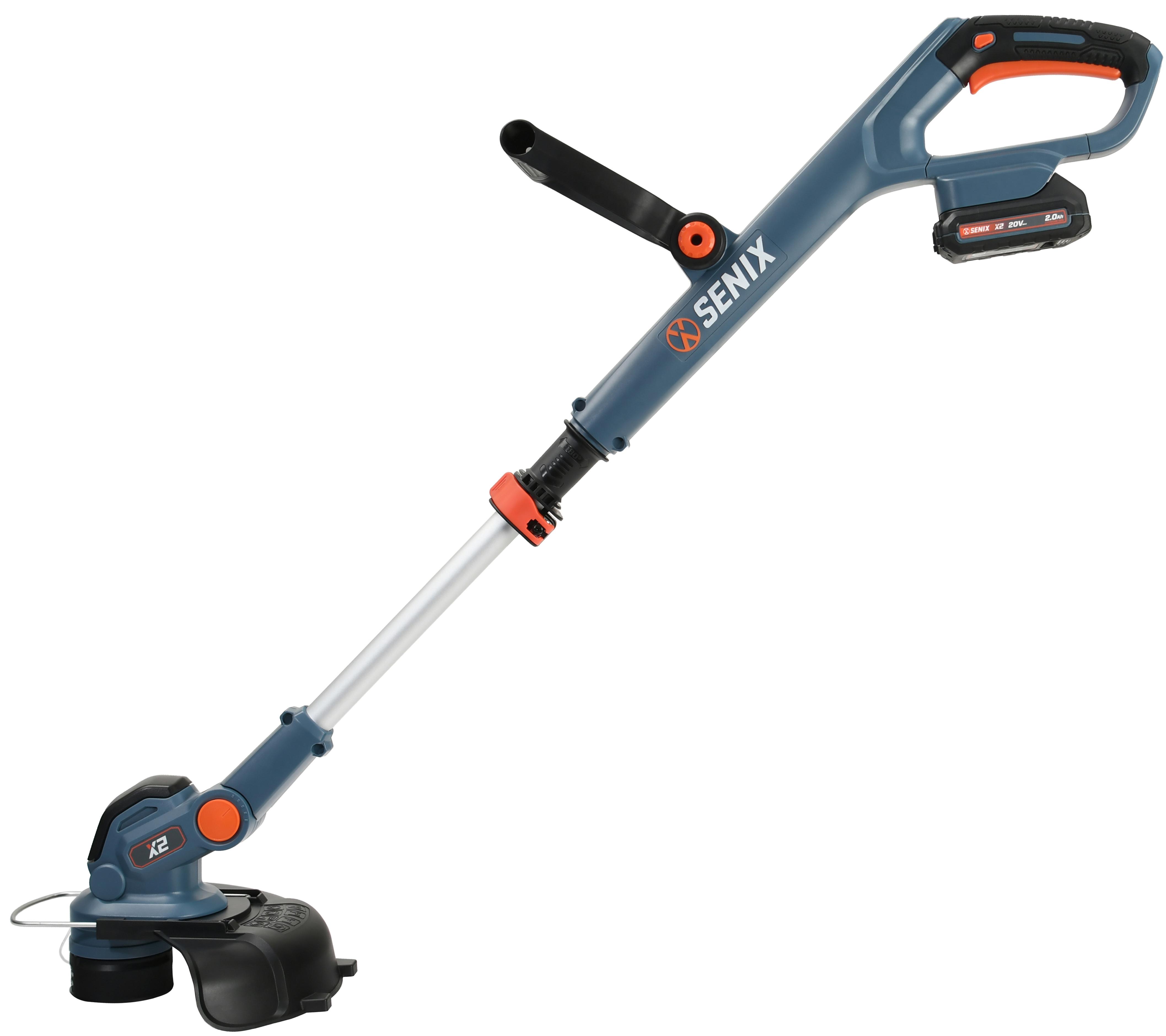 Изображение товара Аккумуляторный триммер Senix GTX2-M2-EU 18 В с аккумулятором, ножом и леской