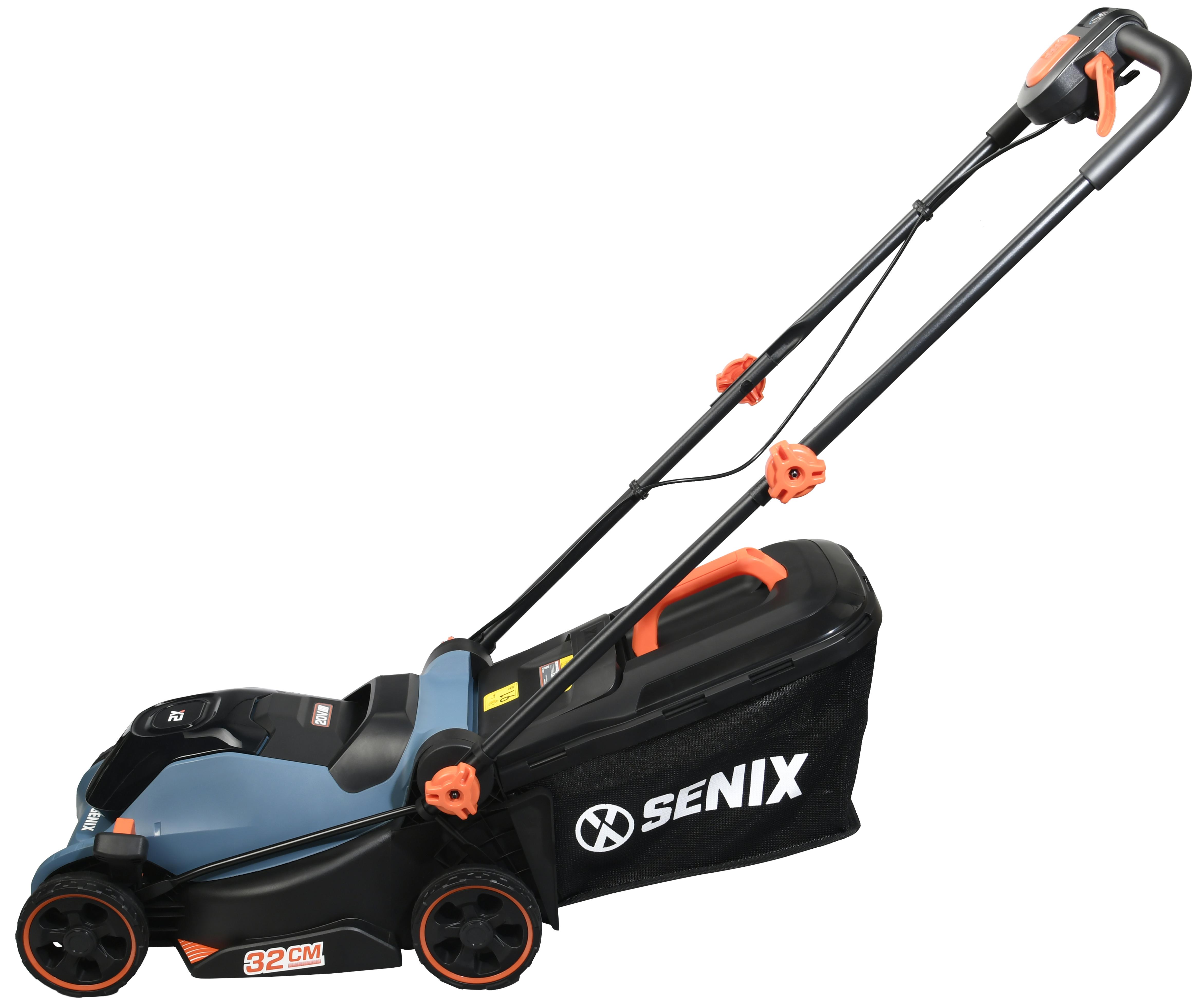 Изображение товара Газонокосилка аккумуляторная Senix LPPX2-L-EU 20 В 32 см