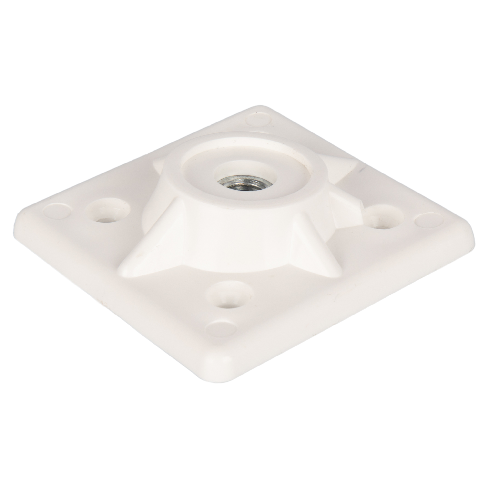 Держатель ножки квадратный Jet FKS004 72x180x720 мм пластик цвет белый