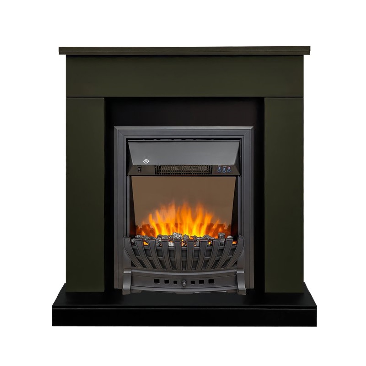 Изображение товара Электрический каминокомплект Royal Flame Bergen STD SFT Aspen Black 1,5 кВт