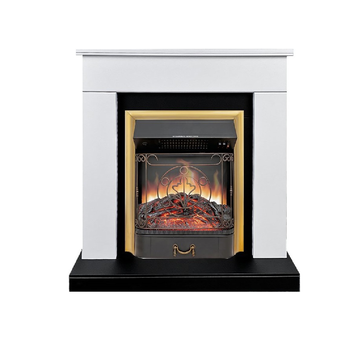 Изображение товара Каминокомплект Royal Flame Bergen STD SFT 1.5 кВт черно-белый разборный