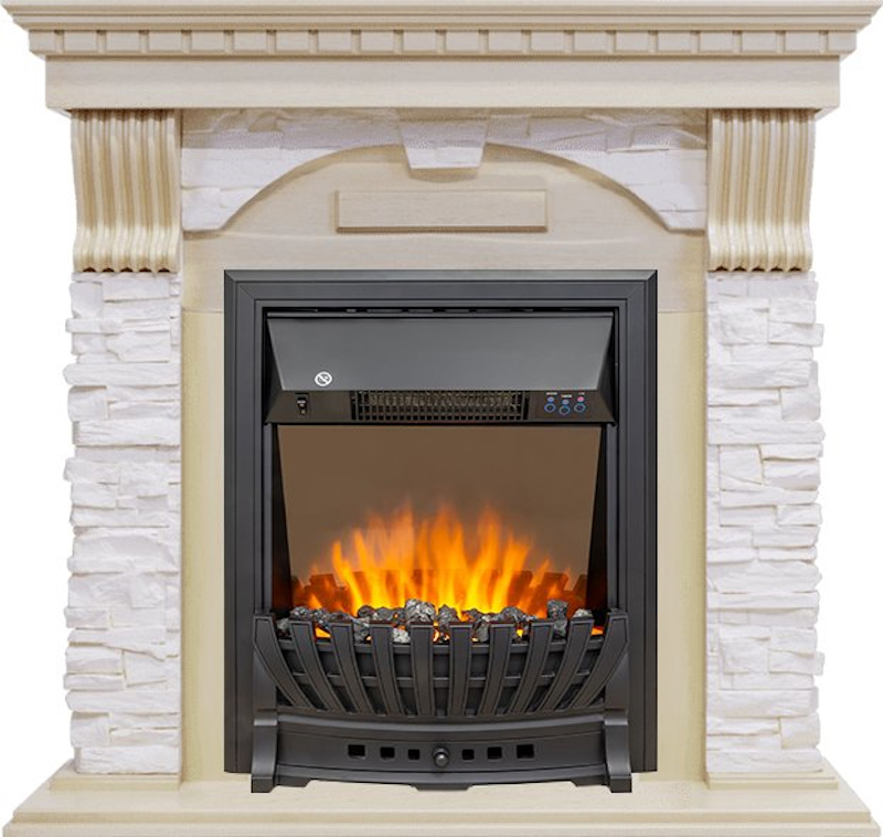 Изображение товара Электрический каминокомплект Royal Flame Dublin STD Aspen Black 1.5 кВт стильный дизайн