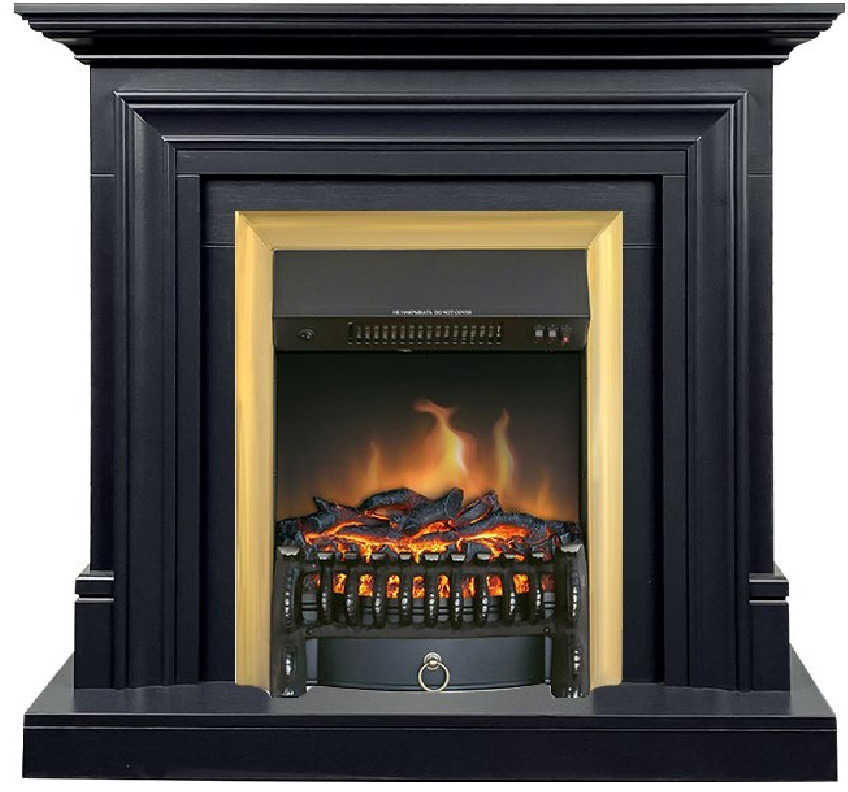 Изображение товара Каминокомплект Royal Flame Bradford STD Fobos FX Brass 1.5 кВт серый графит модульный дизайн