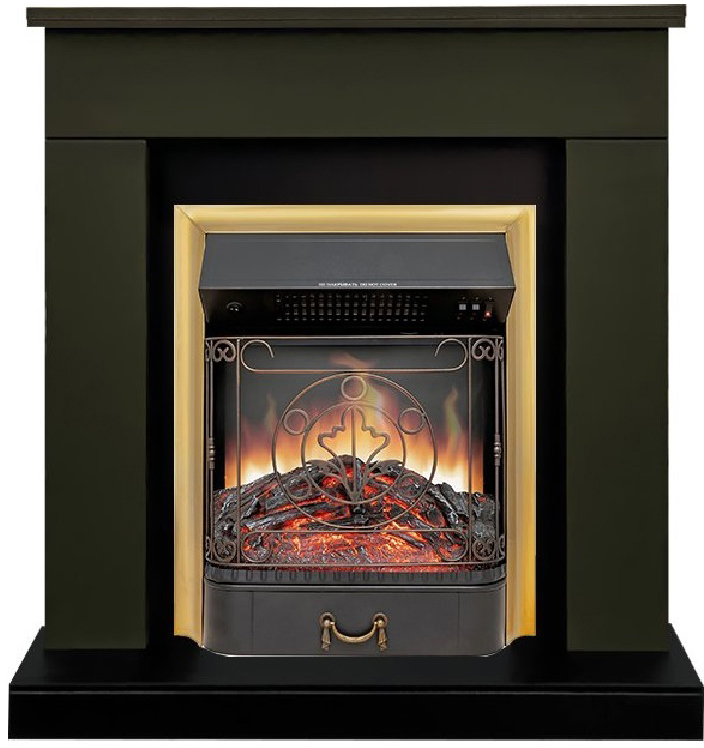 Изображение товара Электрокаминокомплект Royal Flame Bergen STD SFT разборный 1.5 кВт темная олива