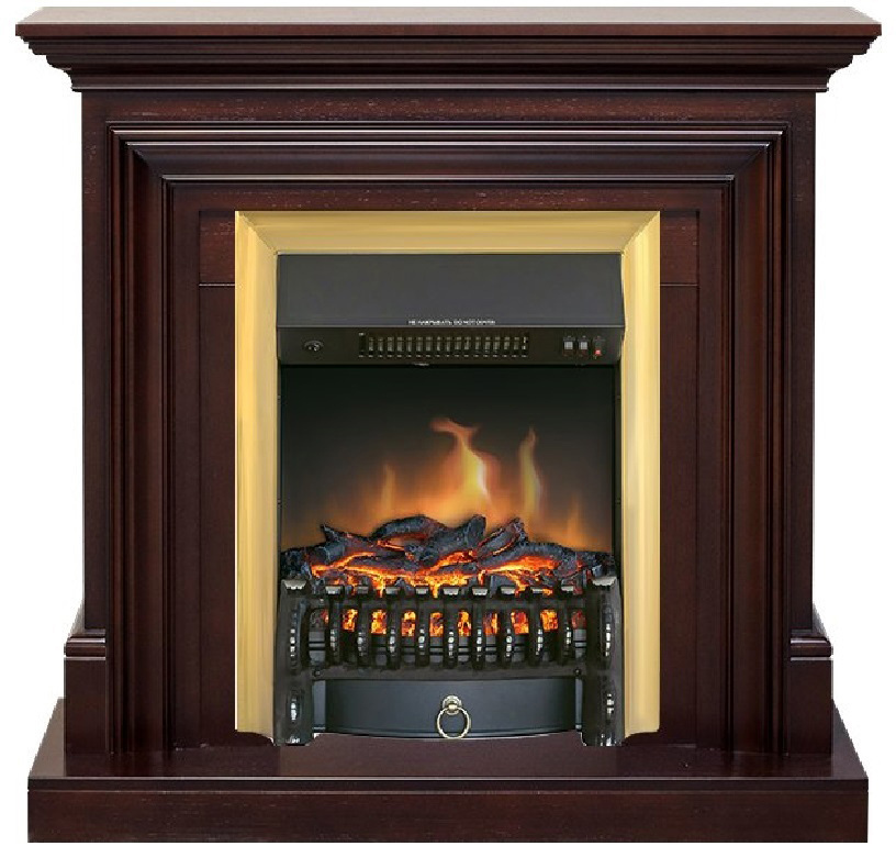 Изображение товара Электрический каминокомплект Royal Flame Bradford STD Fobos FX Brass 1.5 кВт