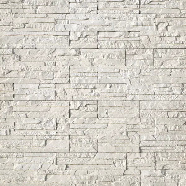 Камень искусственный White Hills Хайлэнд белый 0.43 м²