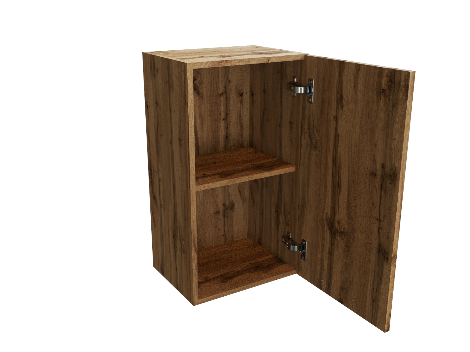 Изображение товара Навесной шкаф 40x71.60x31.80 см фасад дуб вотан ЛДСП Сурская Мебель